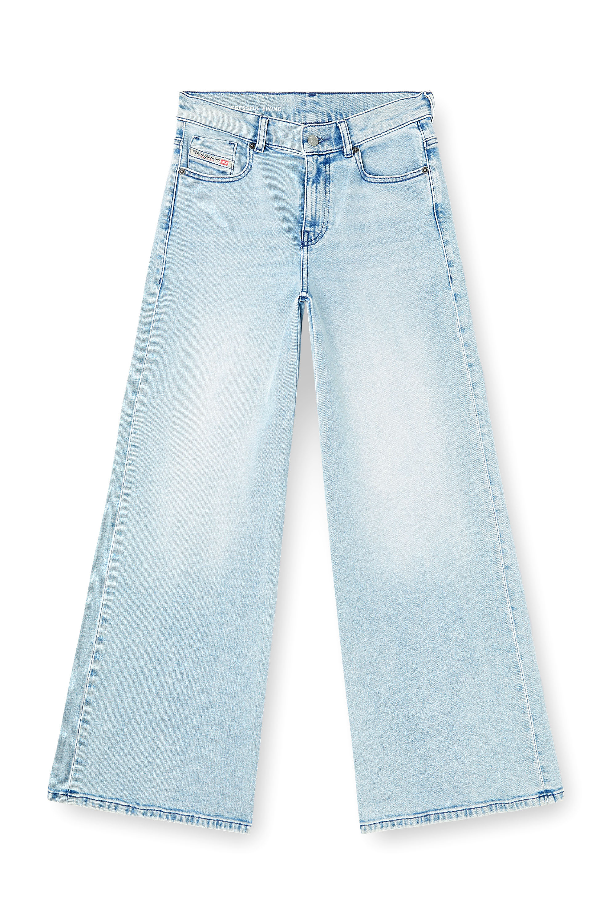 Diesel - Female's Flare Jeans 1978 D-Akemi 0ADBJ, ライトブルー - 3