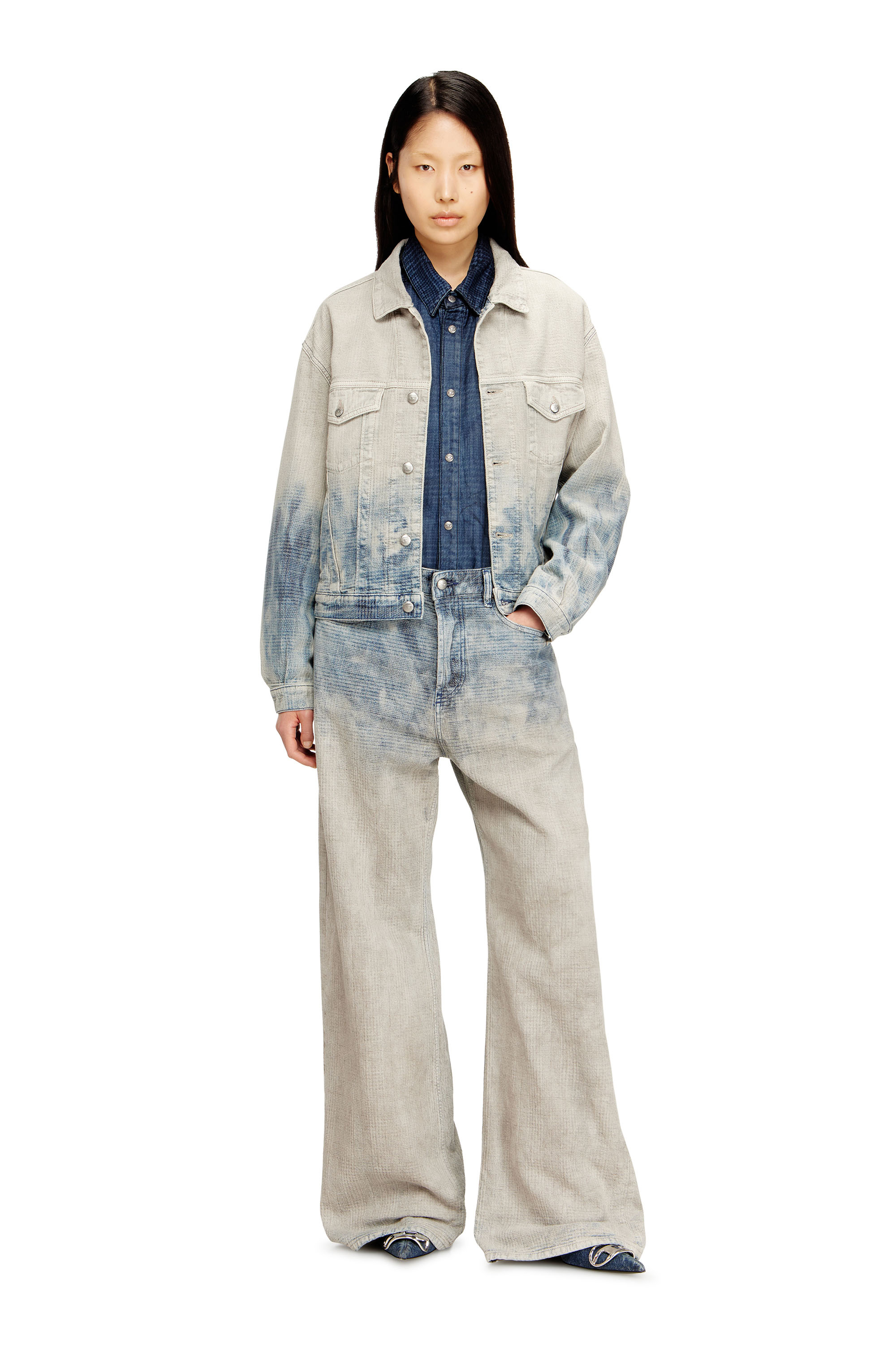 Diesel - Female's Relaxed Jeans 1996 D-Sire 09N93, ミディアムブルー - 1