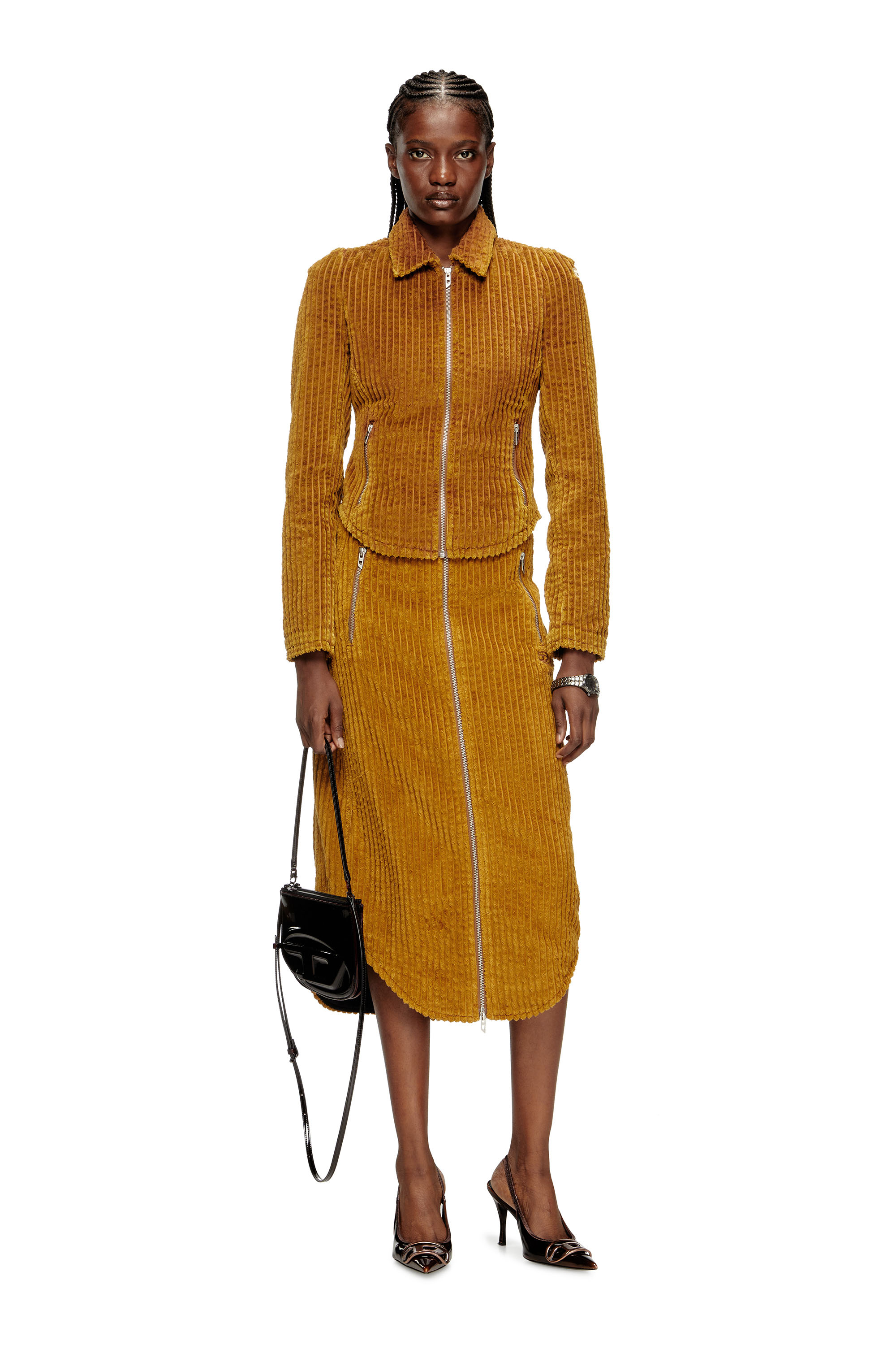 Diesel - O-LLIPOP, Female's スカート in ライトブラウン - 1