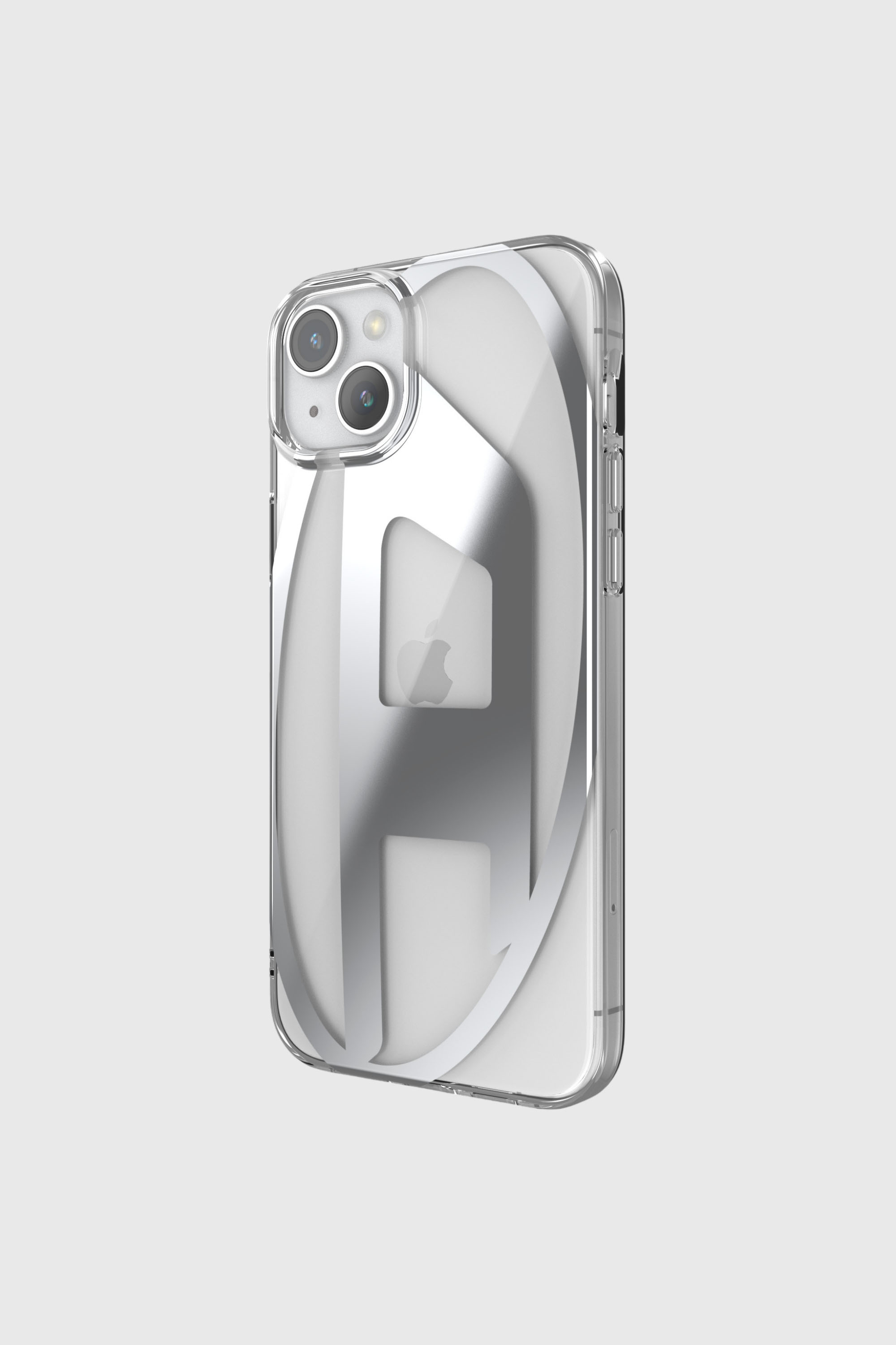 Diesel - 54203 MOULDED CASE, Unisex's iPhone 15 Plus クリアケース in シルバー - 3