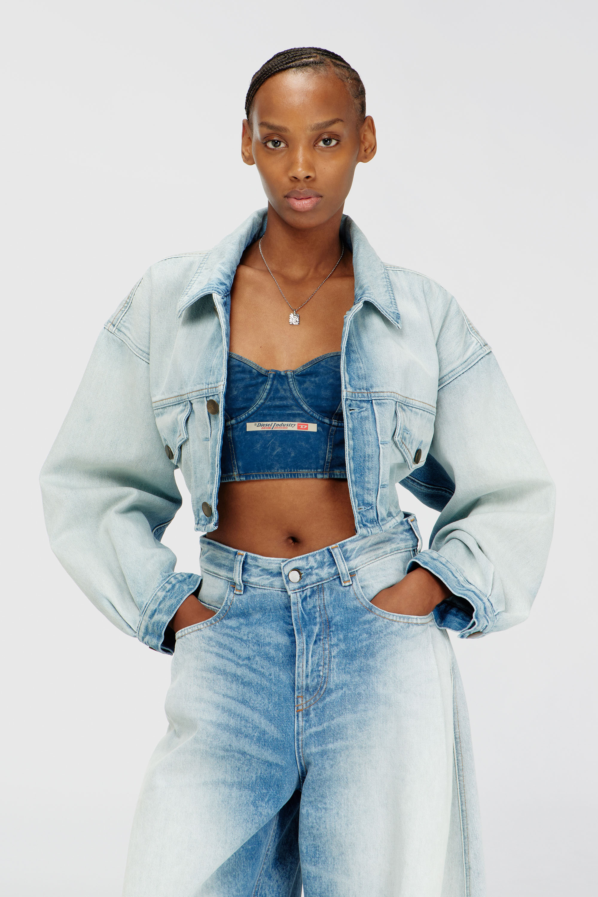 Diesel - SHEILA-DNM, Female's コルセット in ブルー - 4