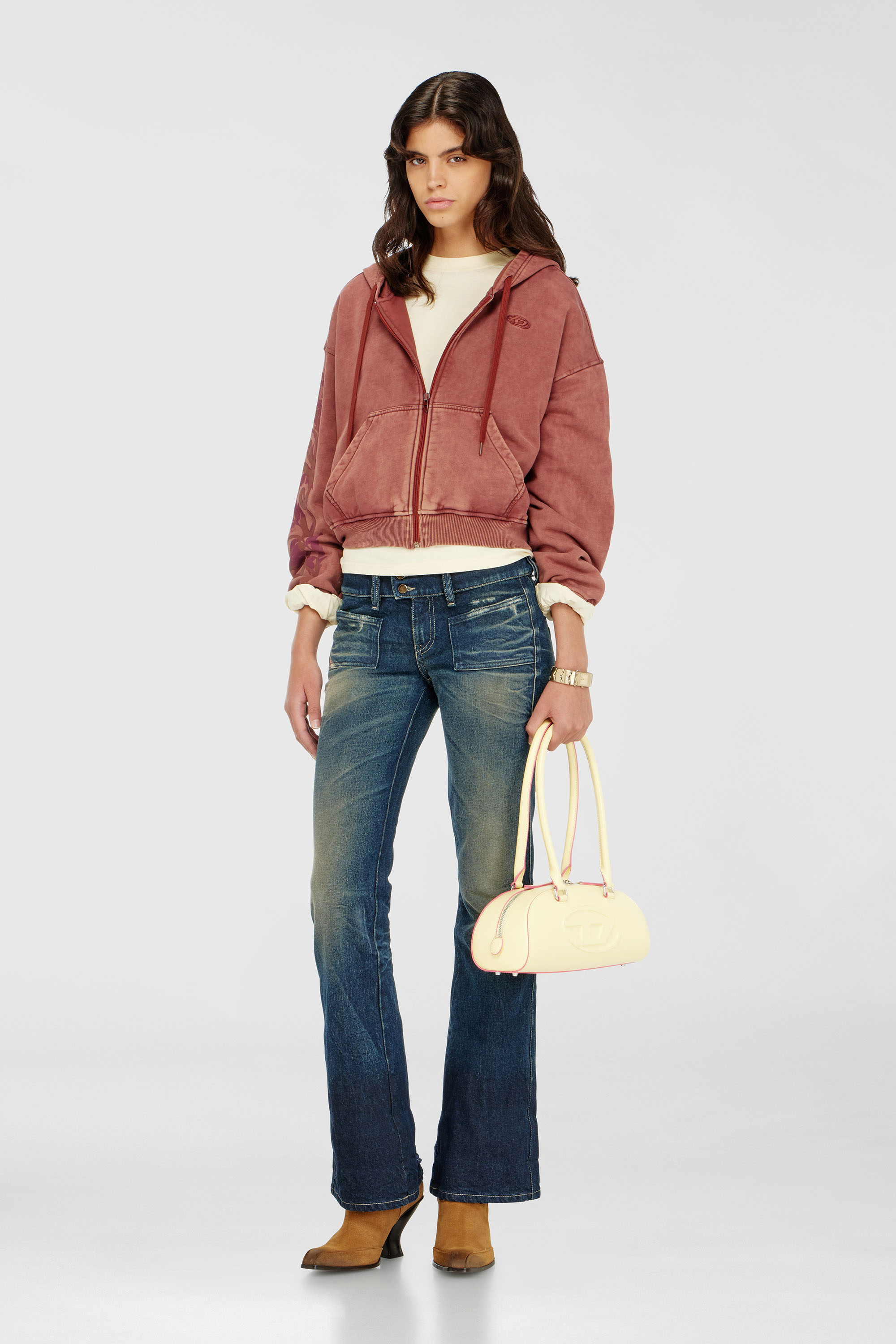 Diesel - 1DR DOME SHOULDER EW, Female's ショルダーバッグ in イエロー - 1