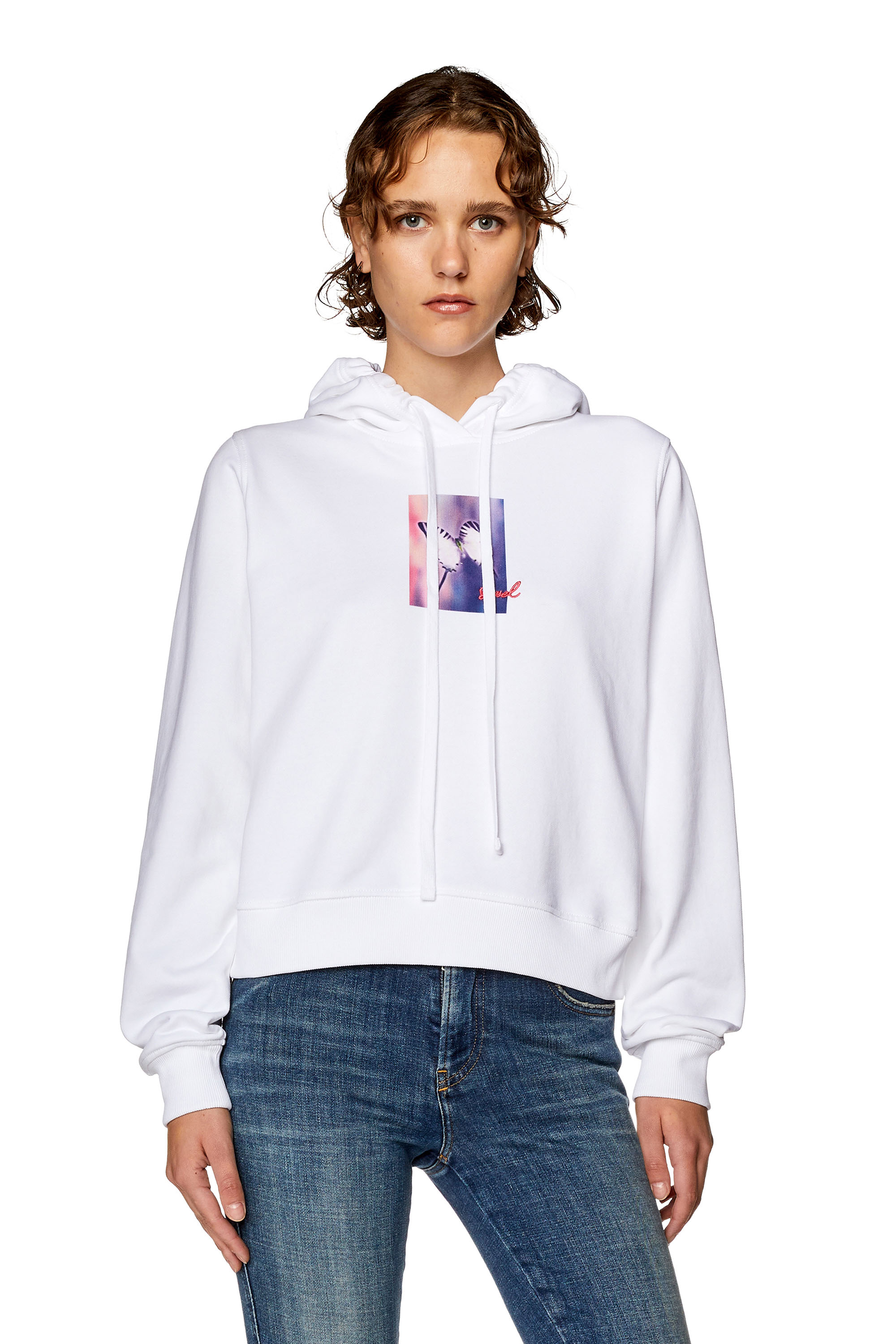 Diesel - F-REGGY-HOOD-L6, ホワイト - Image 1