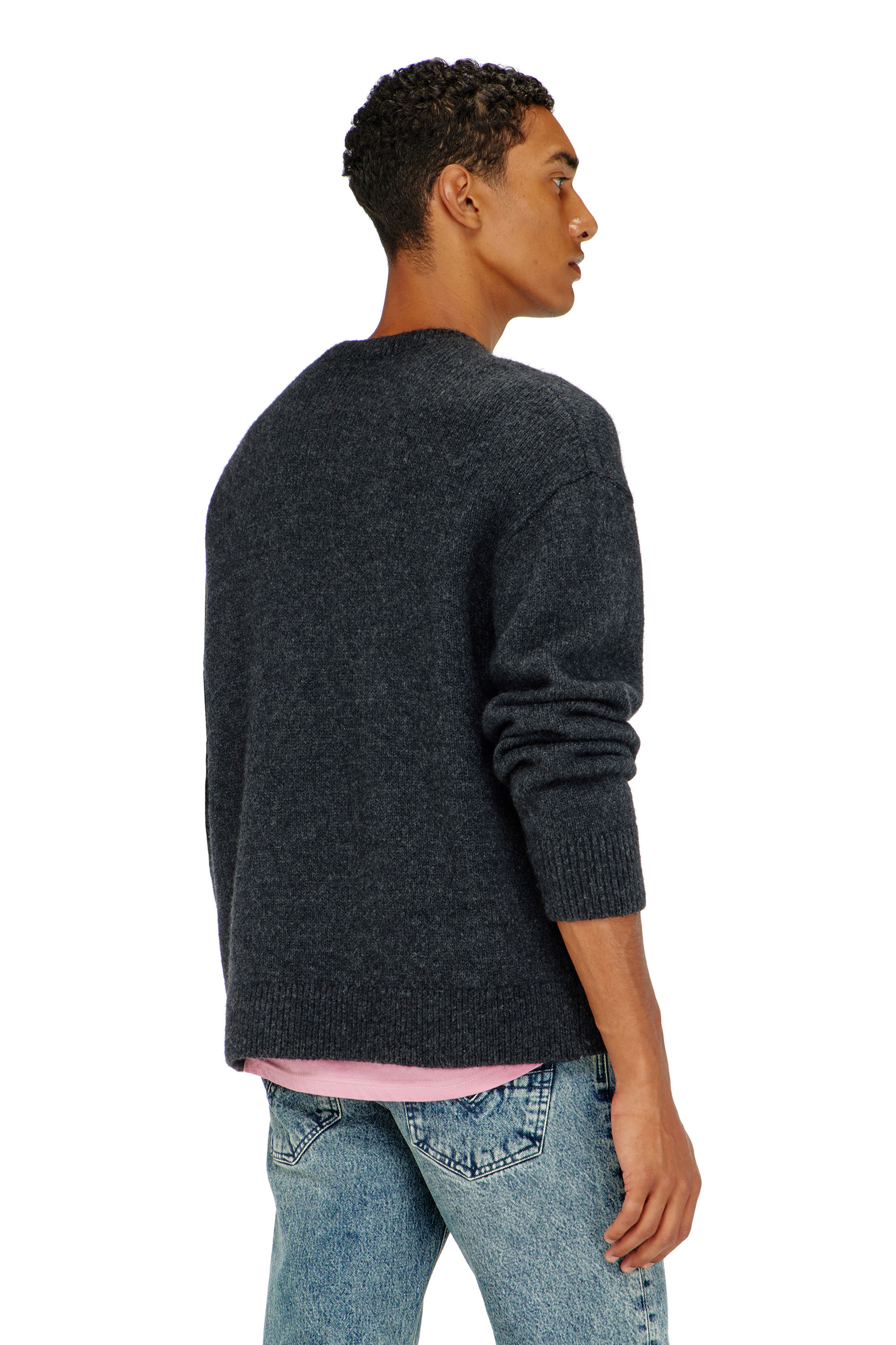 Diesel - K-AREESO, Male's プルオーバーニット in ブラック - 5