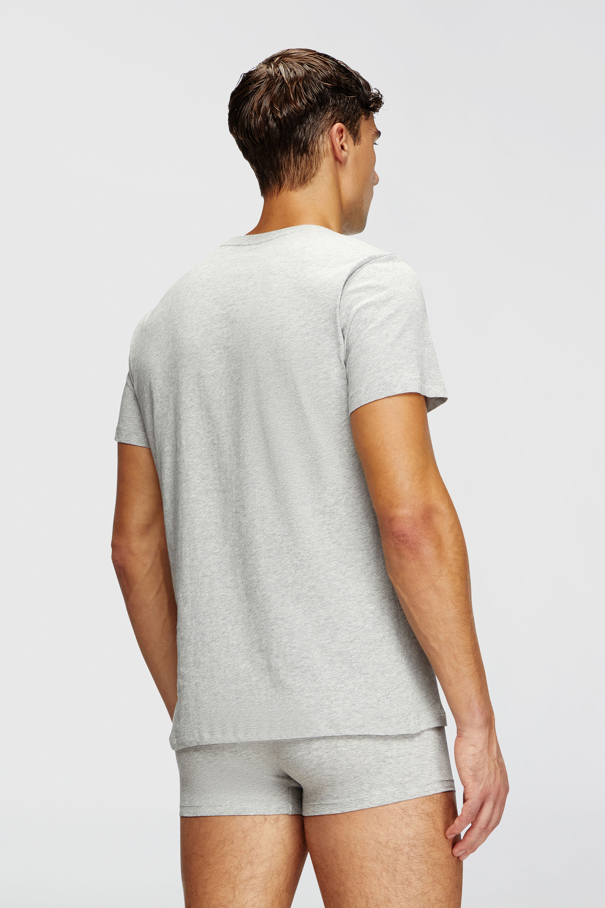Diesel - RANDAL-D-BOX-3PACK, Male's Tシャツ3枚パック in グレー/ブラック - 4