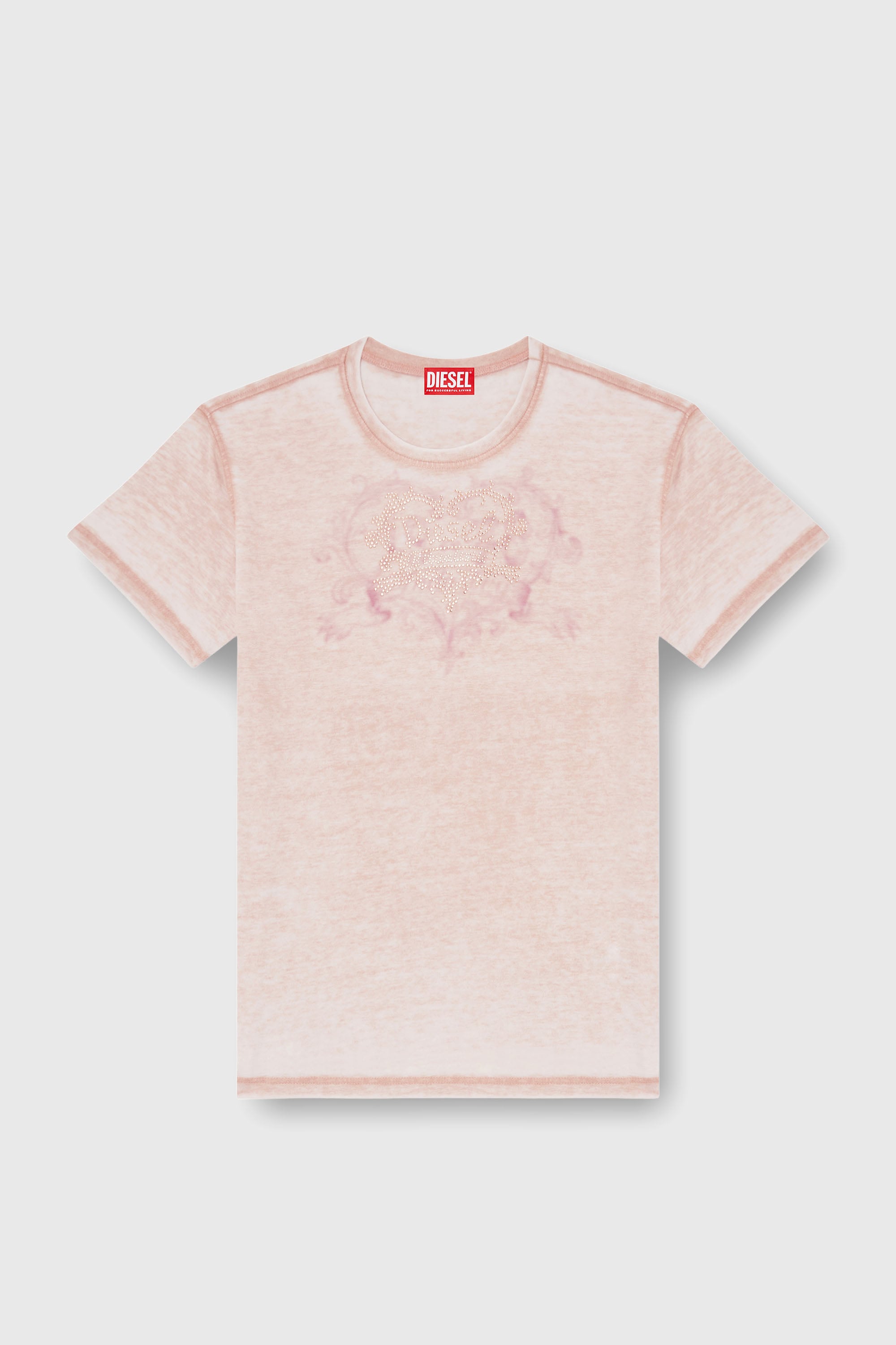 Diesel - T-NORMY-AA5, Female's Tシャツ in フェースパウダー - 2