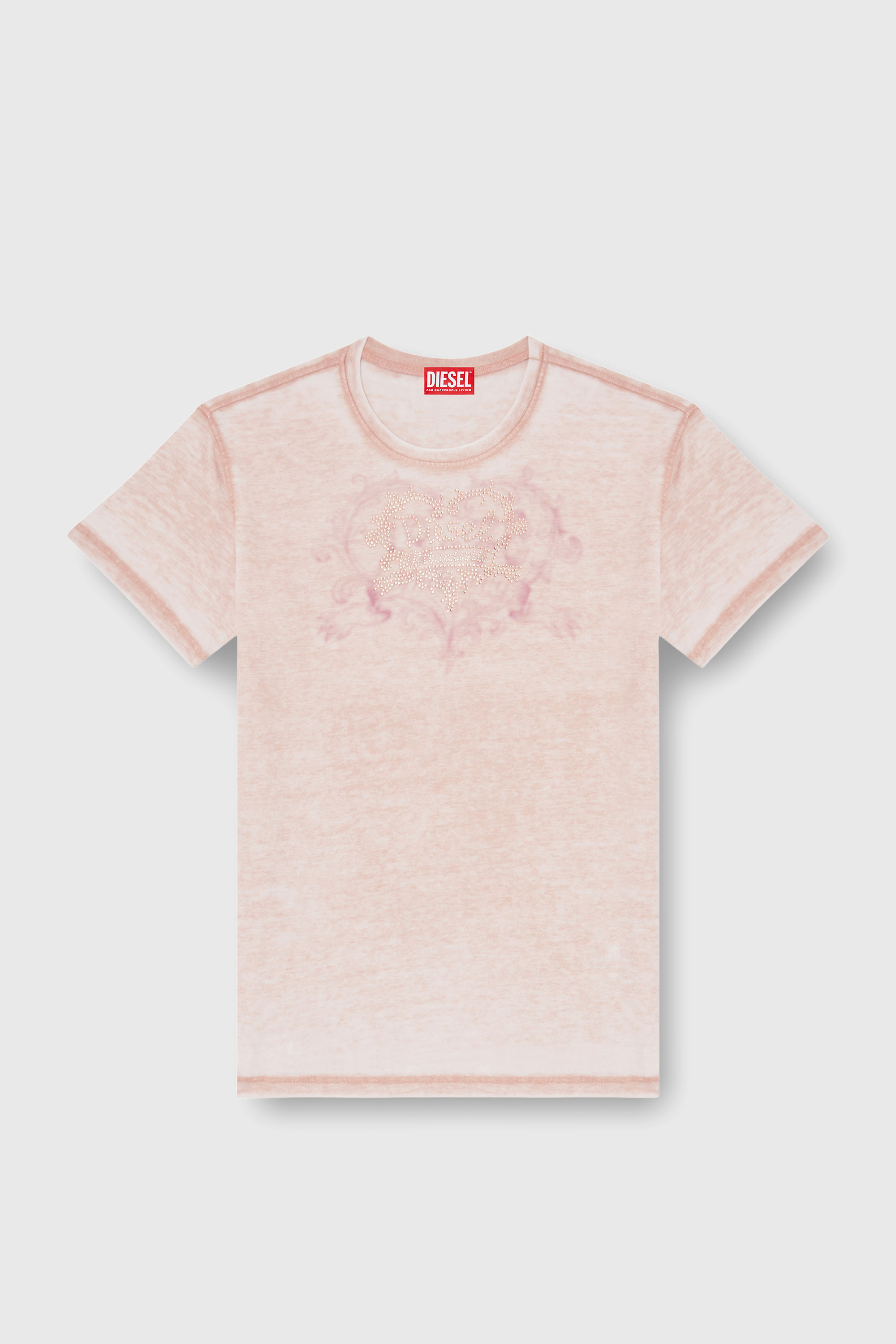 Diesel - T-NORMY-AA5, Female's Tシャツ in フェースパウダー - 2