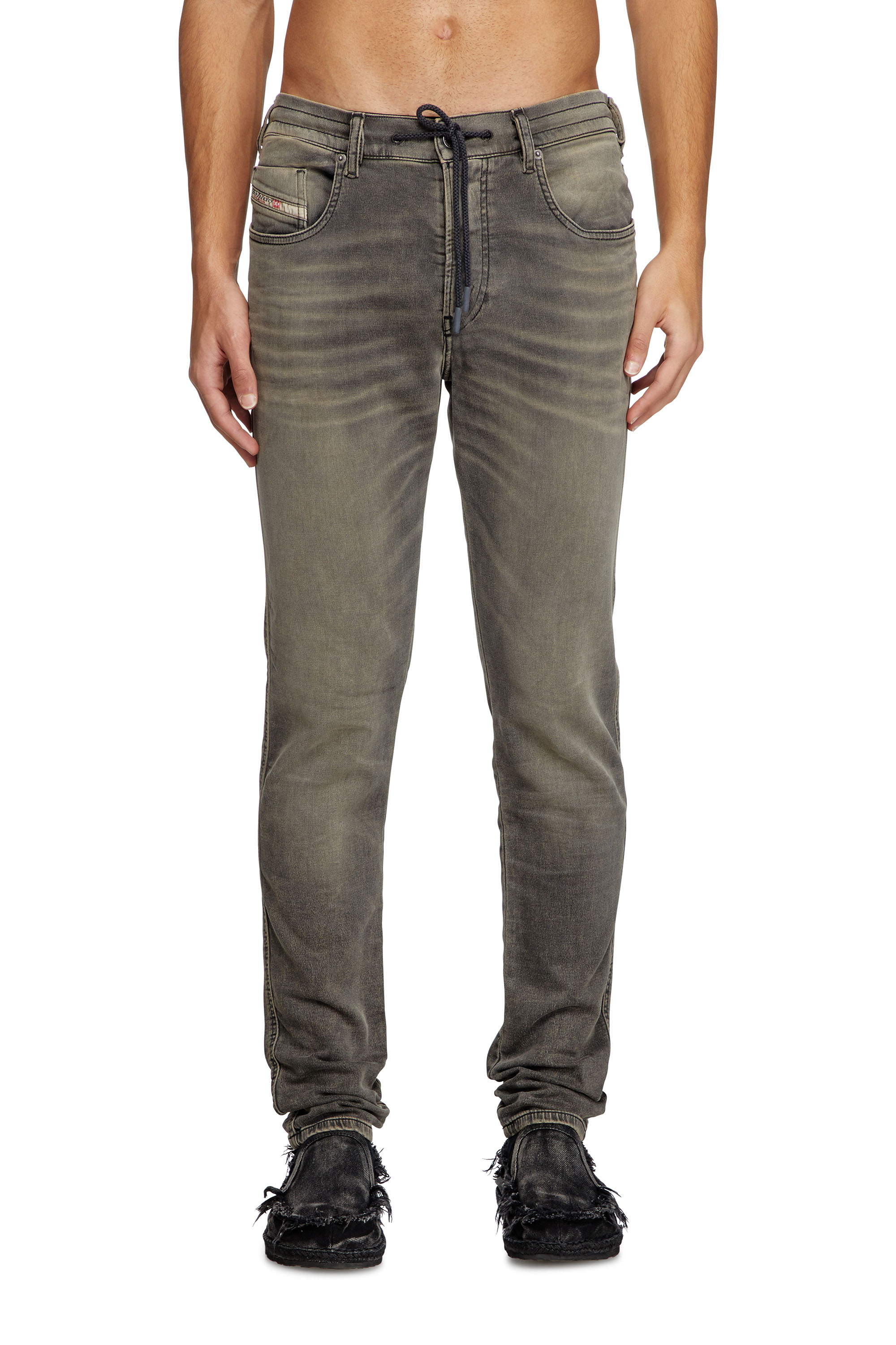 Diesel - Male's Slim 2062 D-Strukt Joggjeans® 068PD, ライトグレー - 3