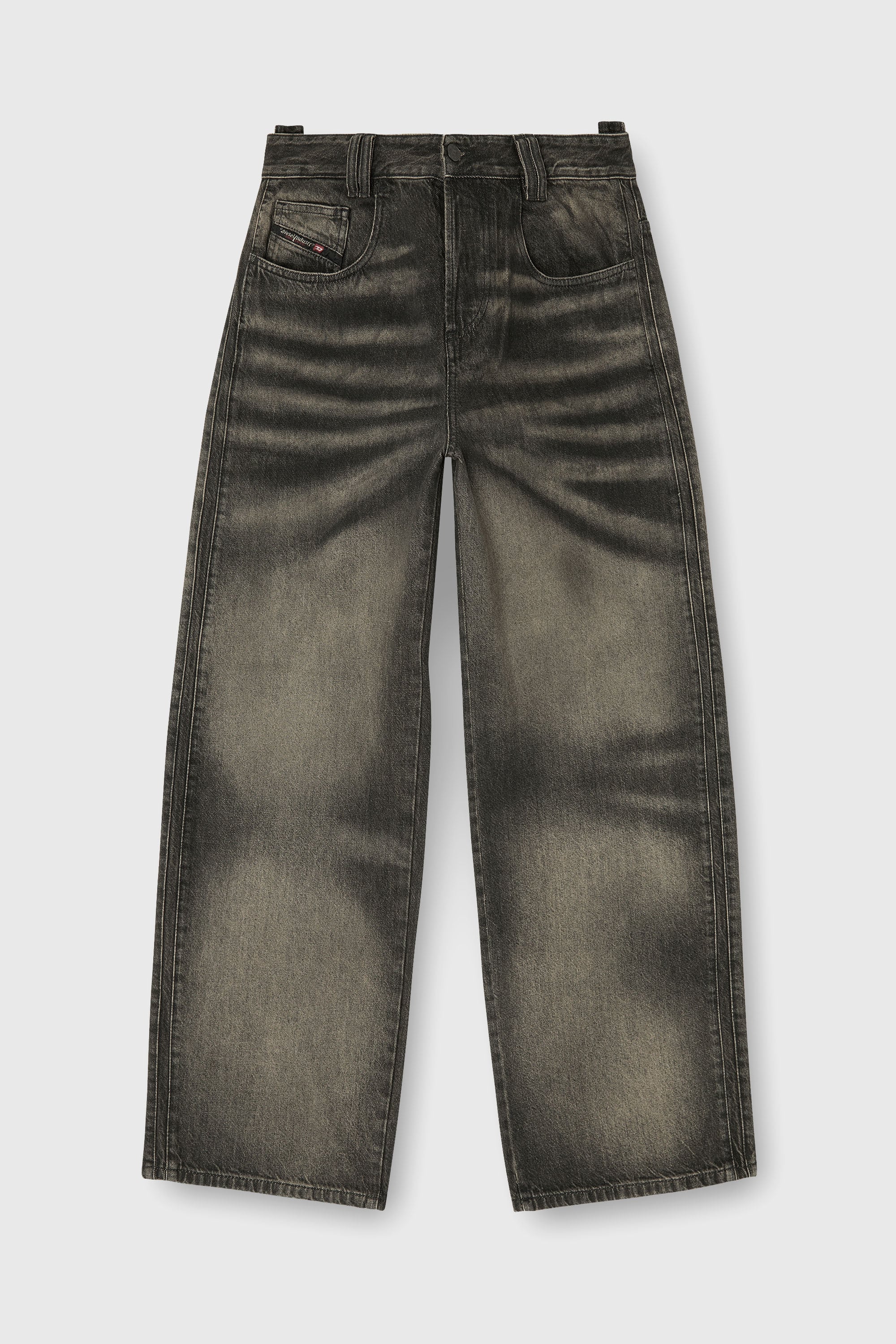 Diesel - Unisex's Relaxed Jeans 1982 D-Hakou 09R33, ブラック/ダークグレー - 2