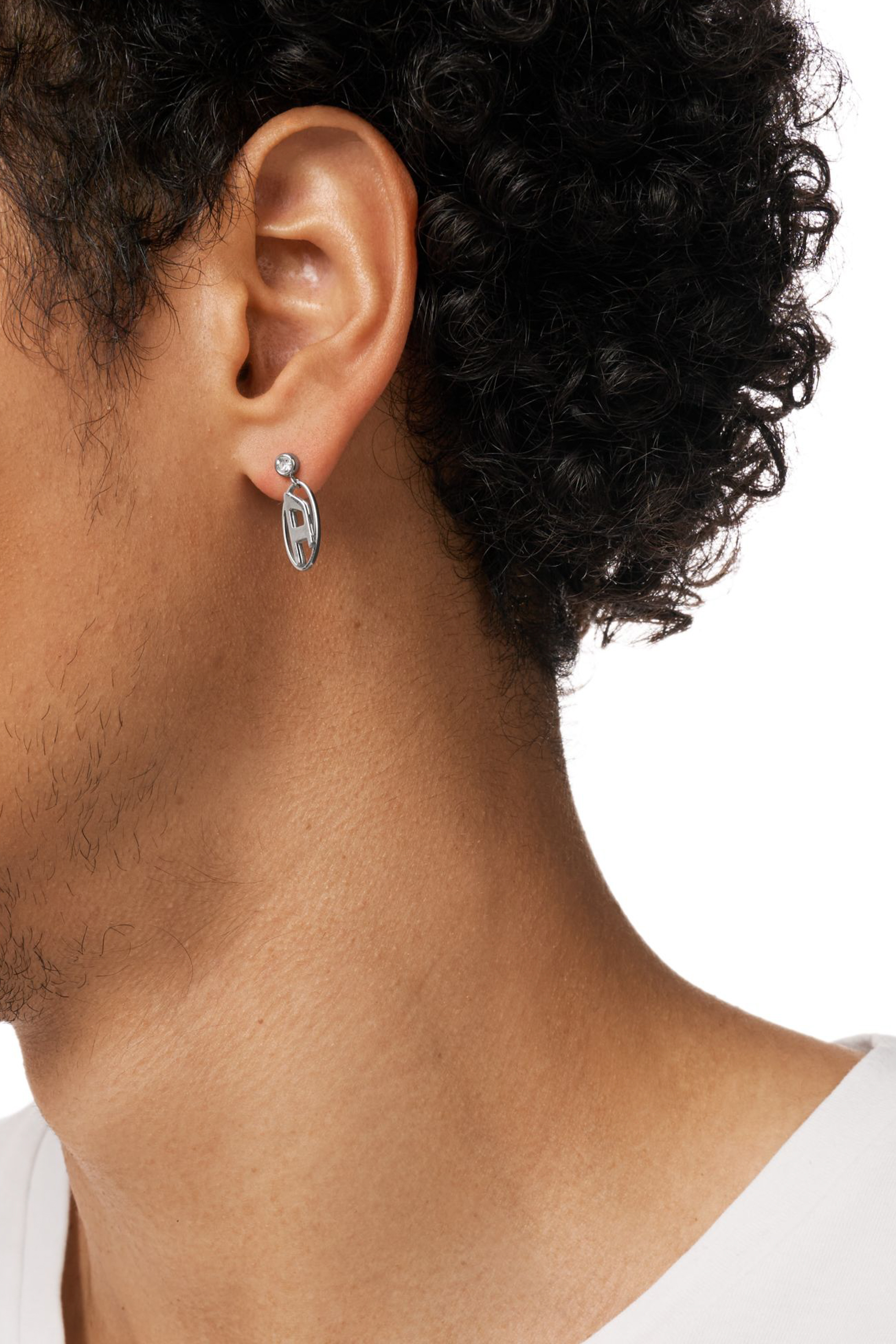 Diesel - DX1655040 JEWELLERY, Unisex's Stainless steel drop earring in シルバー - 4