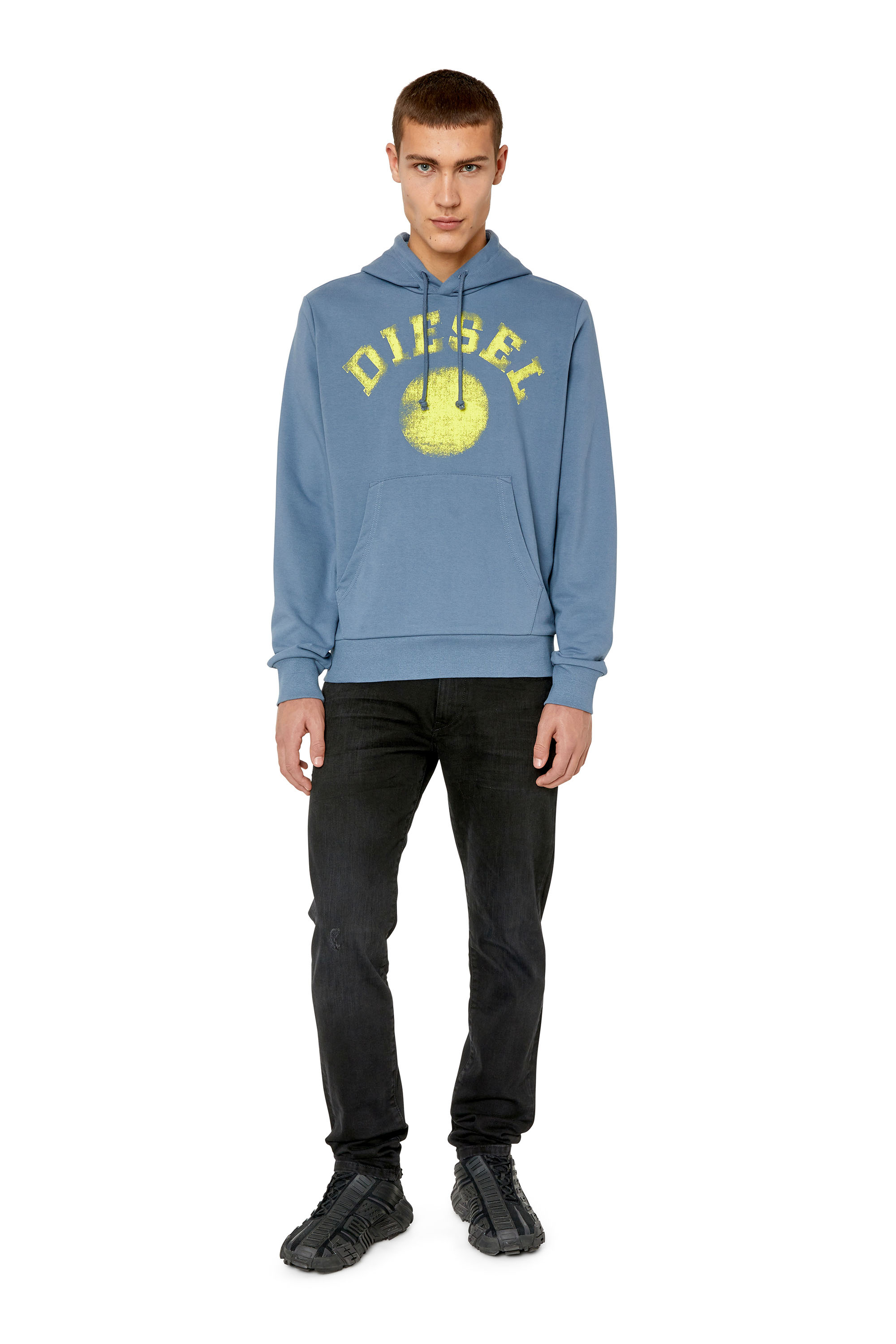 Diesel - Slim Jeans 2019 D-Strukt 0TFAS, ブラック/ダークグレー - Image 5