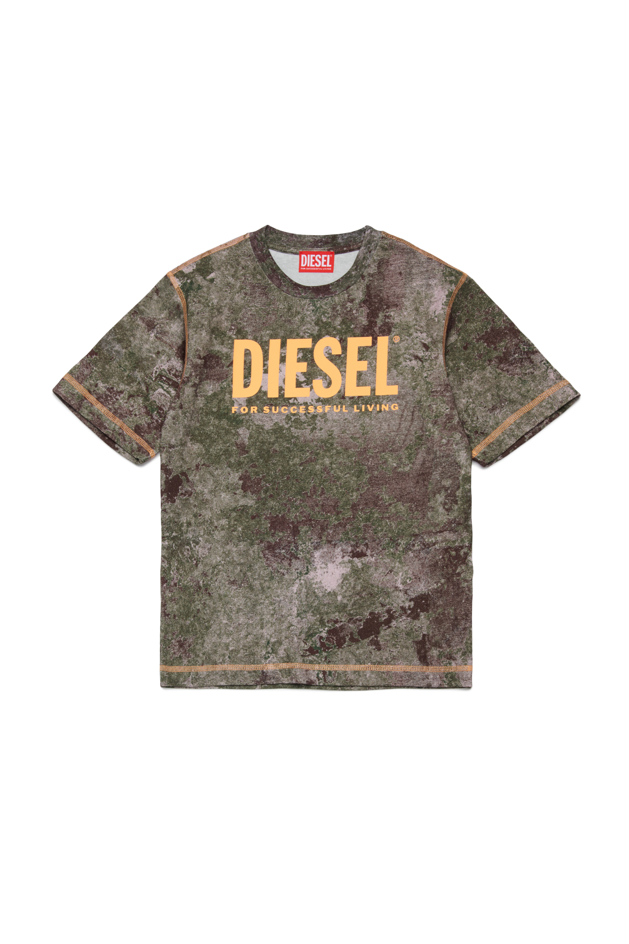 Diesel - TMIM OVER, Male's Tシャツ in グリーン - 1