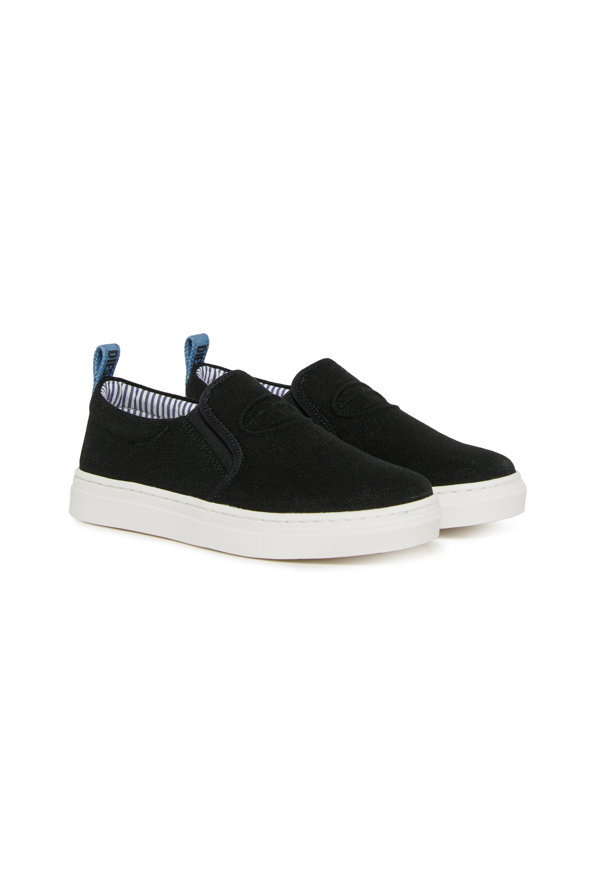 Diesel - S-SLIPGAB, Unisex's S-SLIPGAB-Slip-on sneakers in cotton in ブラック - 2