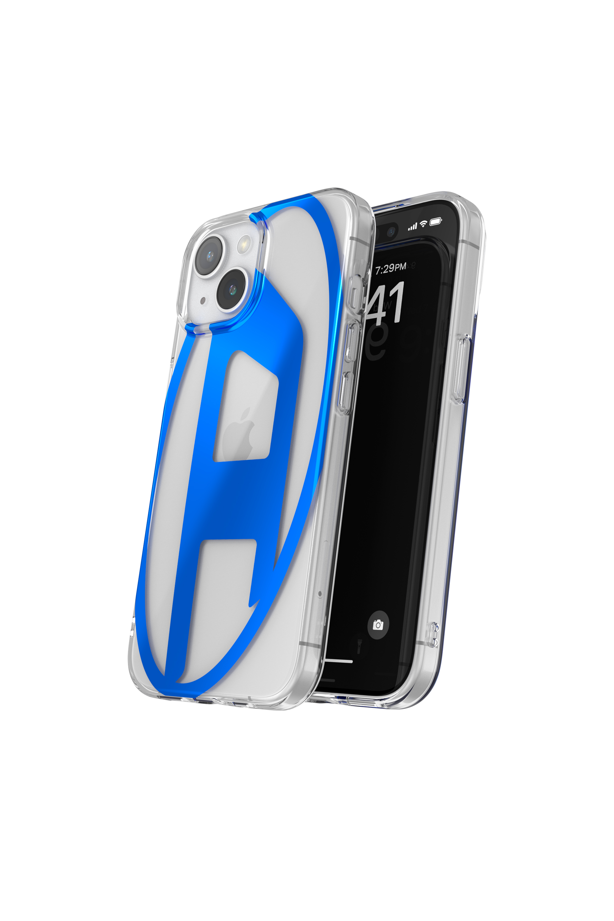 Diesel - 54102 MOULDED CASE, Unisex's iPhone 15 クリアケース in ブルー - 3