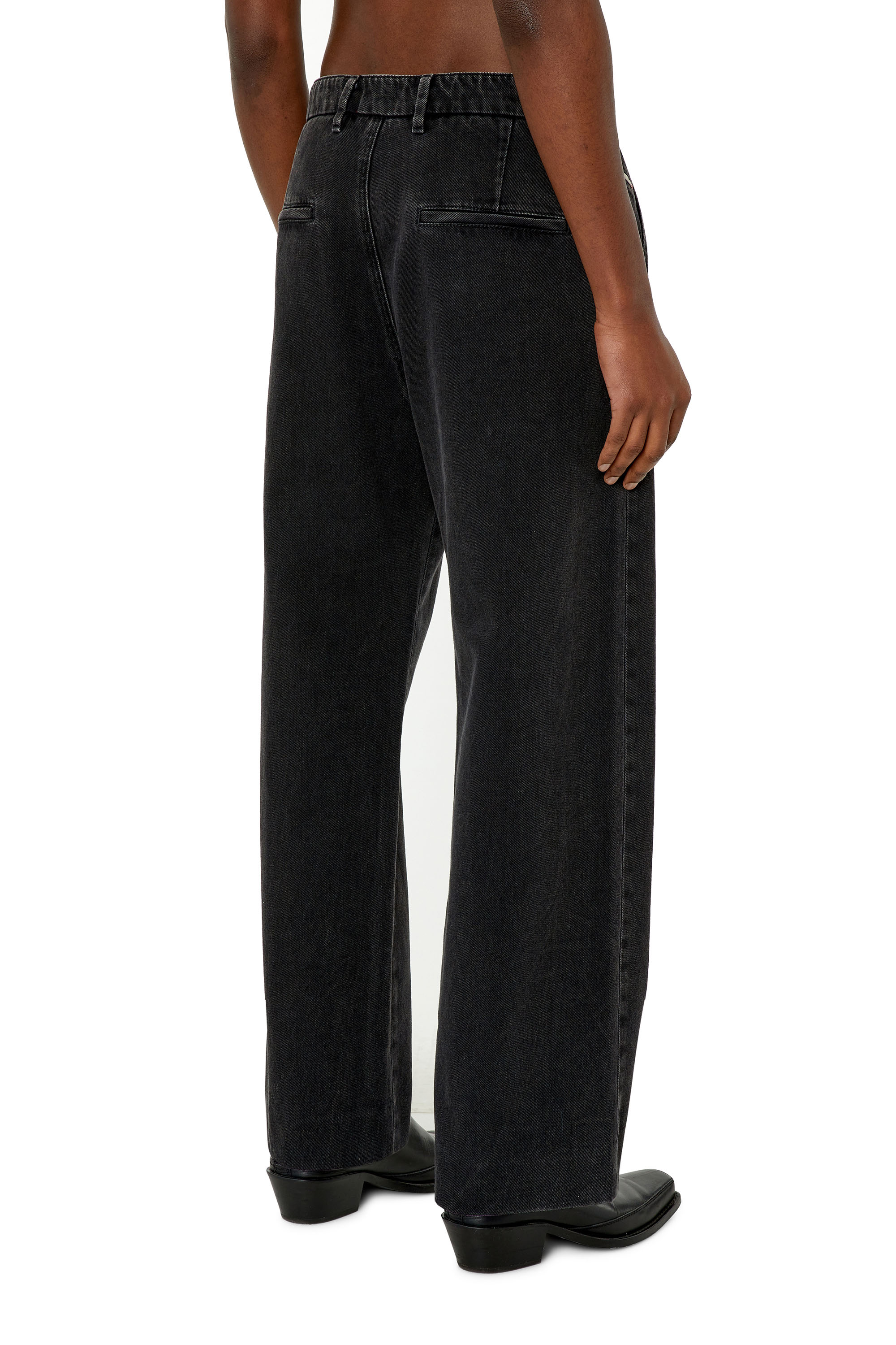 Diesel - Straight Jeans D-Chino-Work 09B88, ブラック/ダークグレー - Image 2