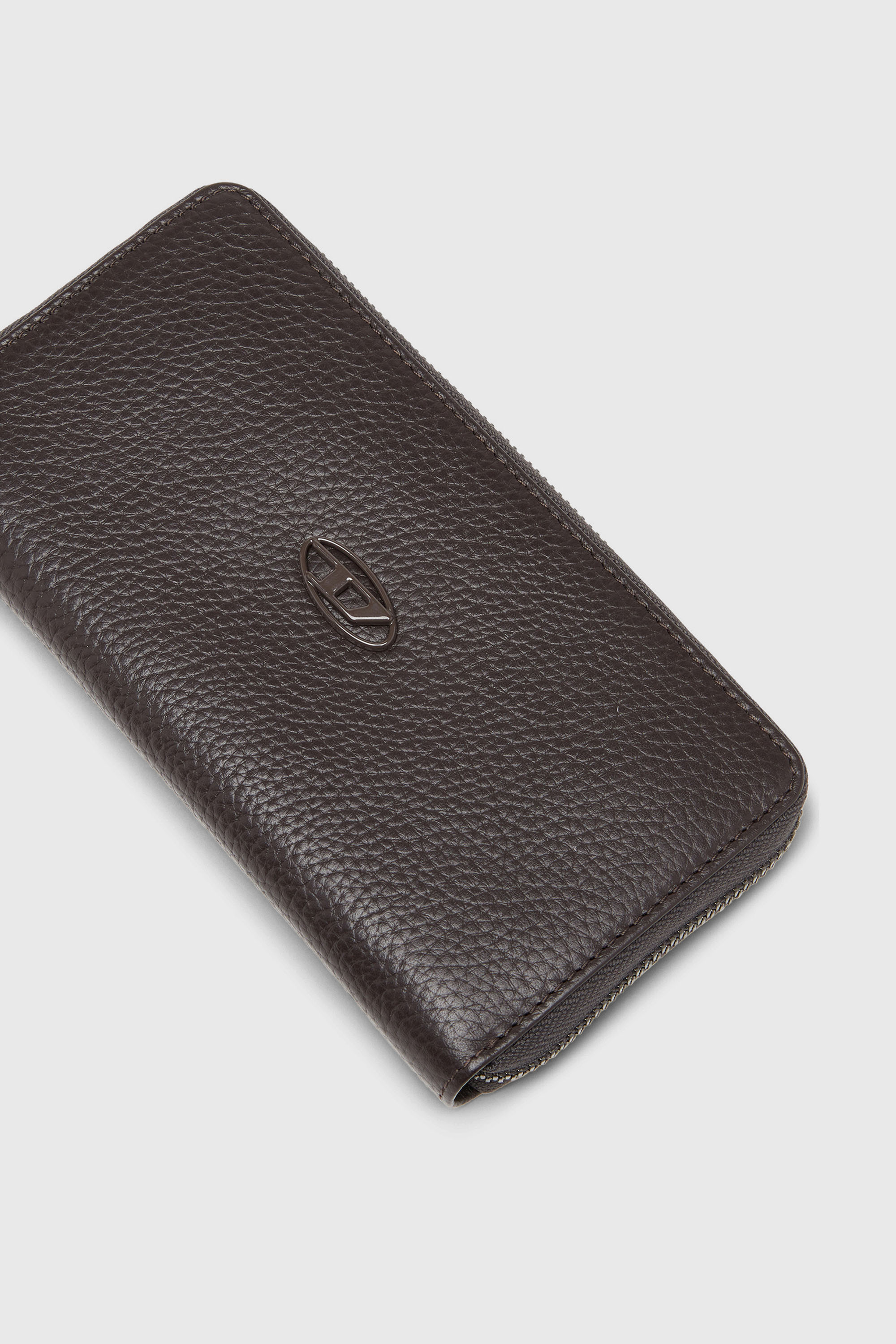 Diesel - CONTINENTAL ZIP L, Male's 長財布 in Brown - 4