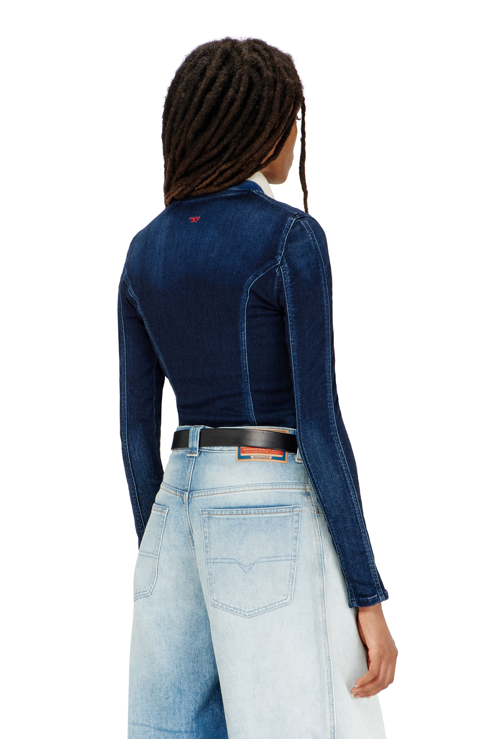 Diesel - DE-GARY-D JOGG, Female's ジョグ トップ in ダークブルー - 2