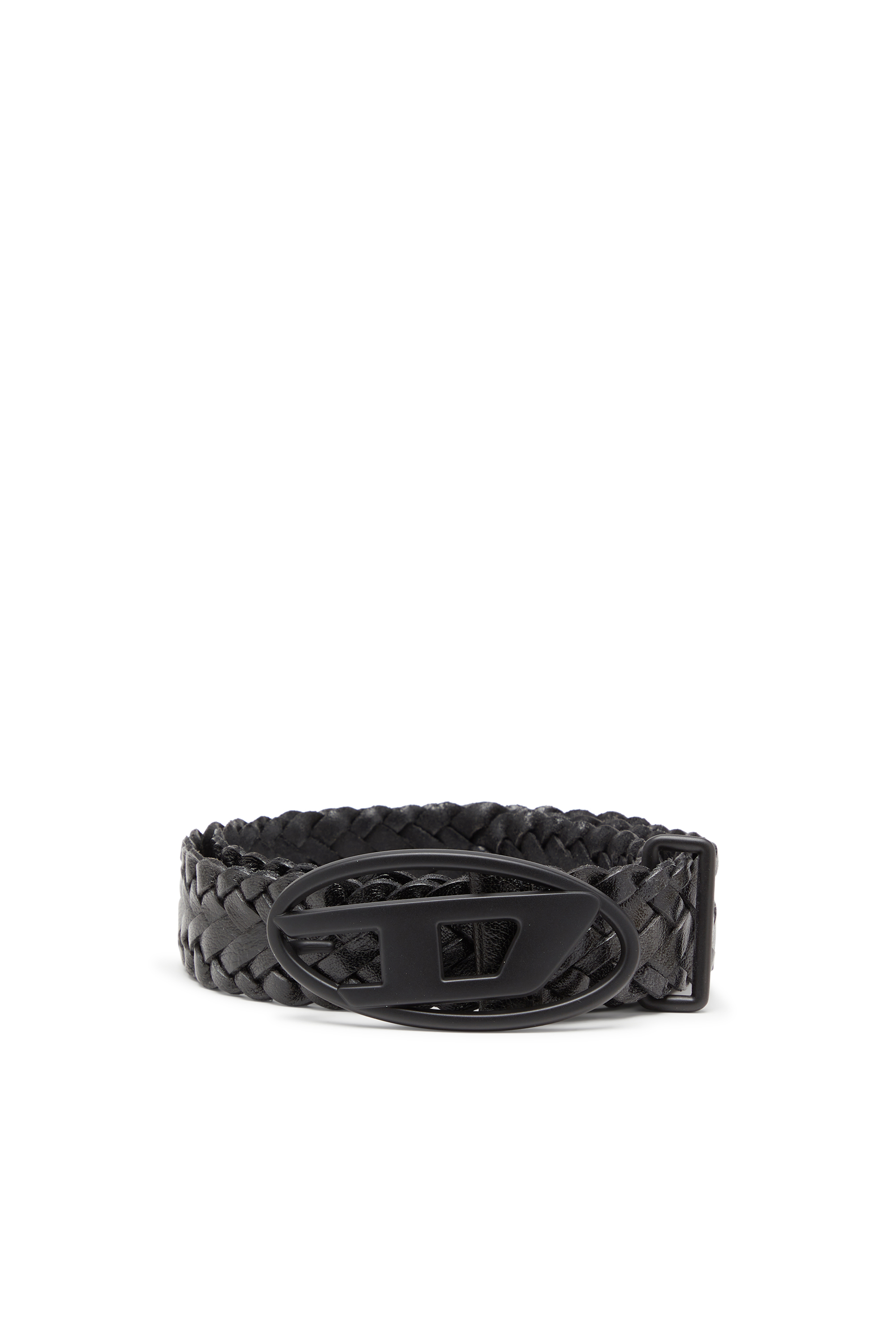 Diesel - B-1DR BRAIDERED, Unisex's 4 cm braided leather belt in ブラック - 1