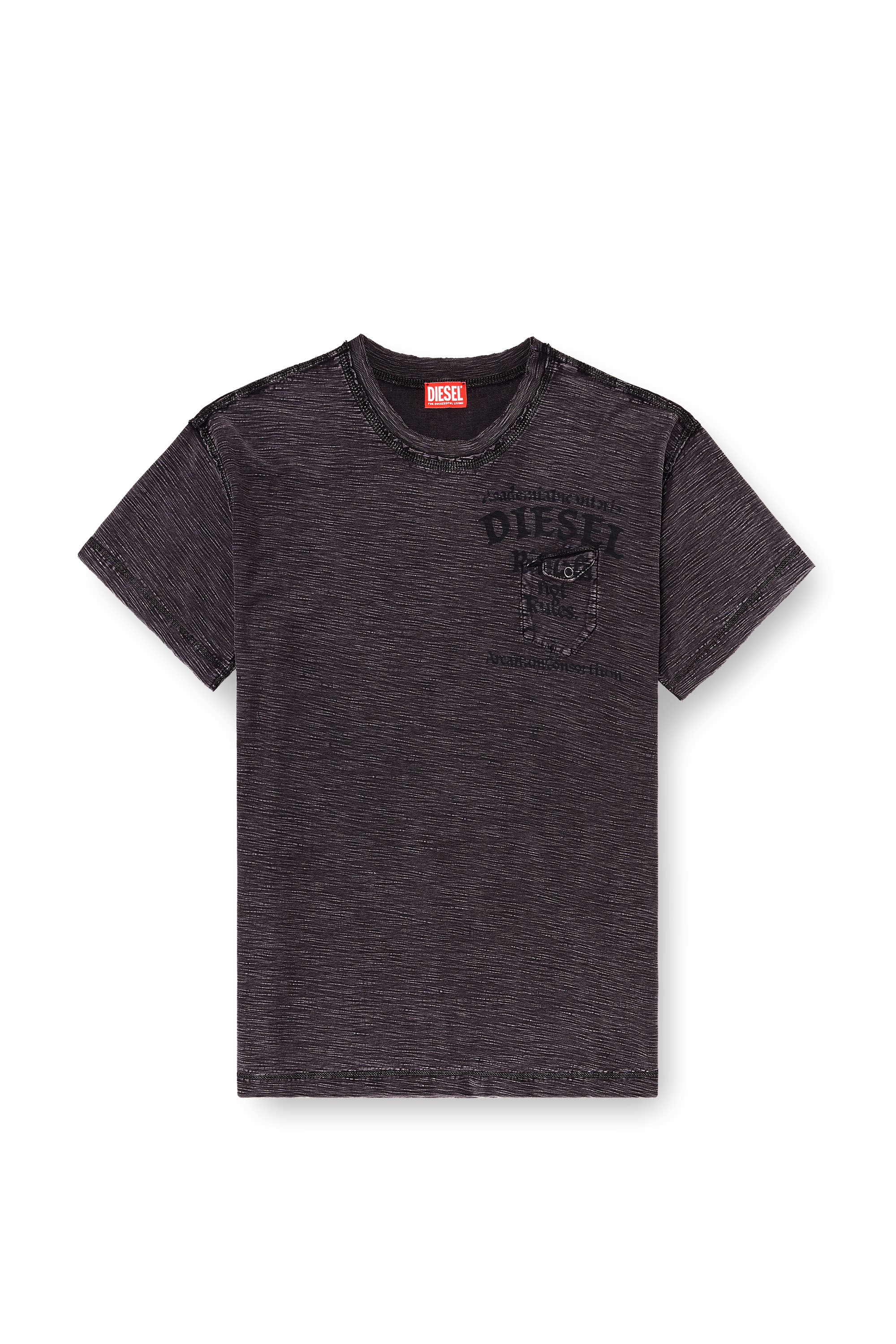 T-MIND 長袖Tシャツ｜ブラック｜メンズ｜DIESEL