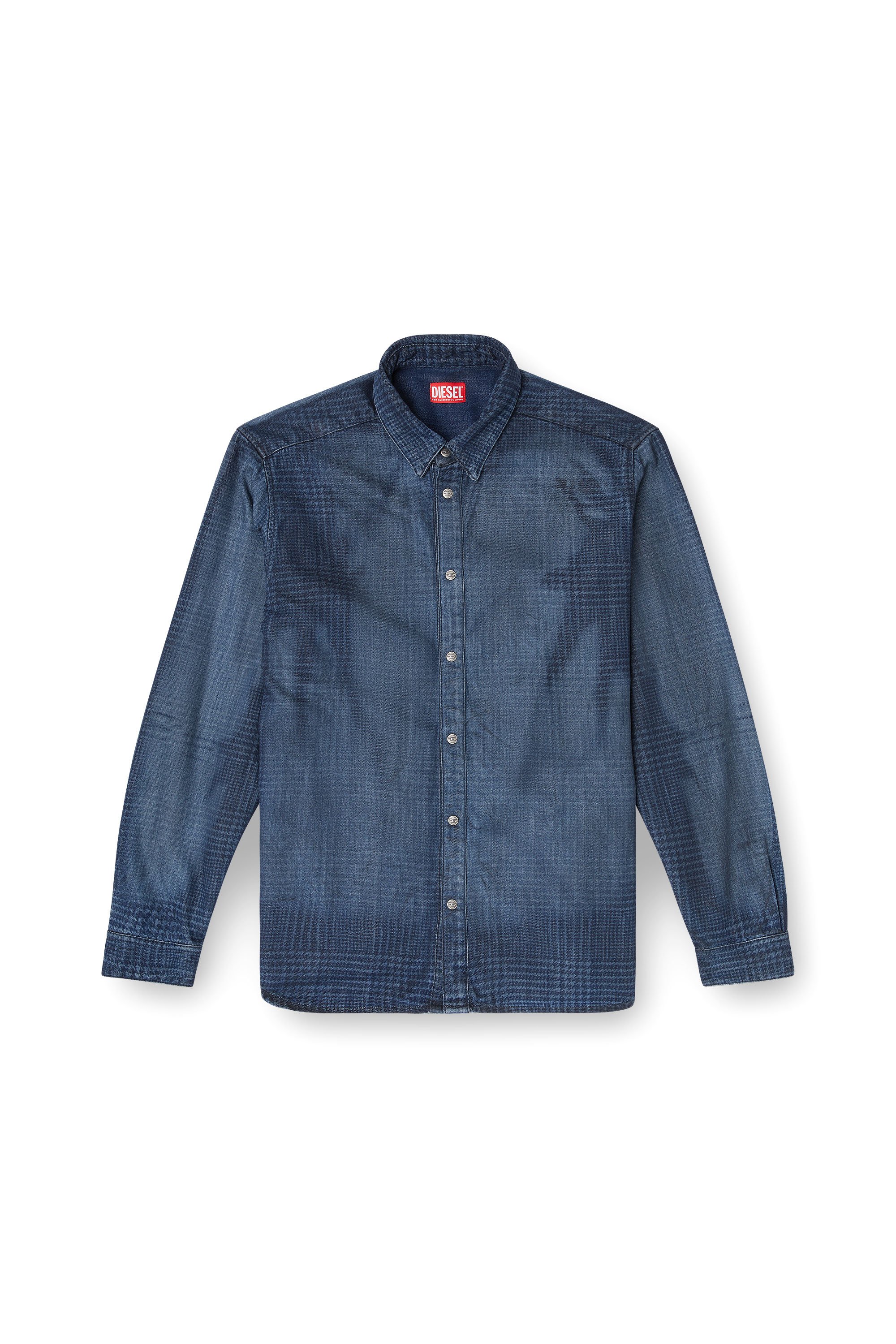 Diesel - D-SIMPLY-S13, Male's デニムシャツ in ブルー - 3