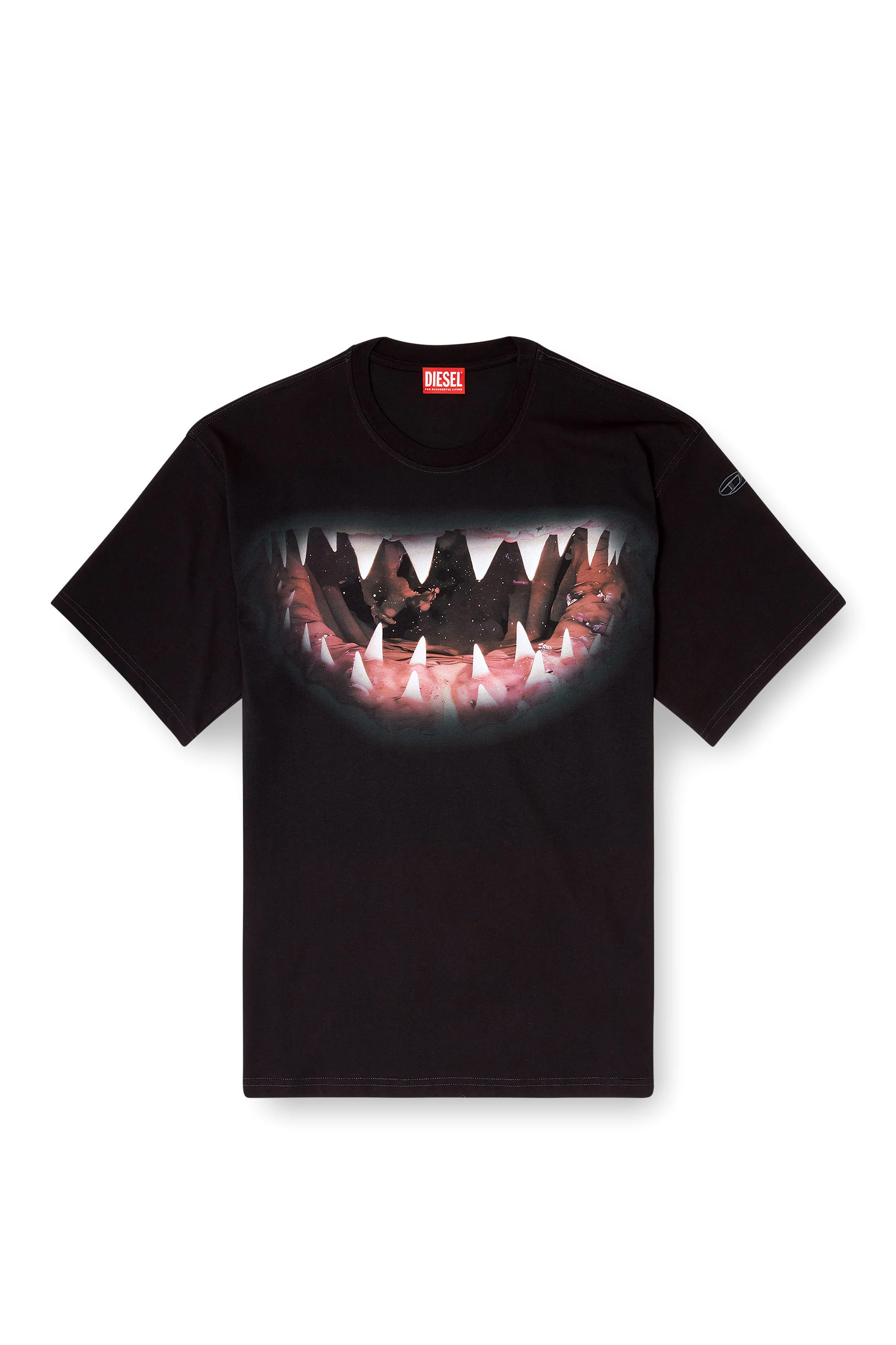 Diesel - T-SHIRT, Male's T-SHIRT in ブラック - 1