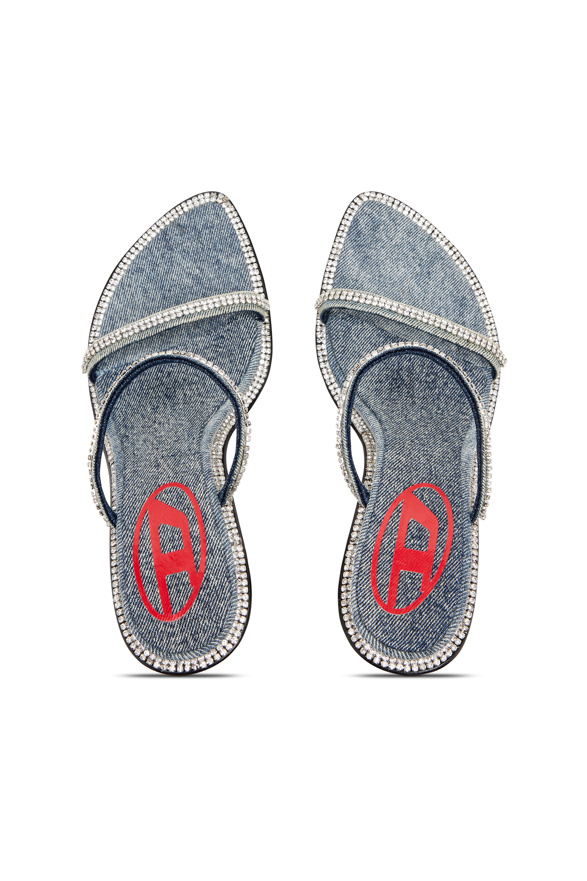 D-HAVANNA SDL, ライトブルー Diesel - D-HAVANNA SDL, Female's デニムサンダル in ライトブルー - 4