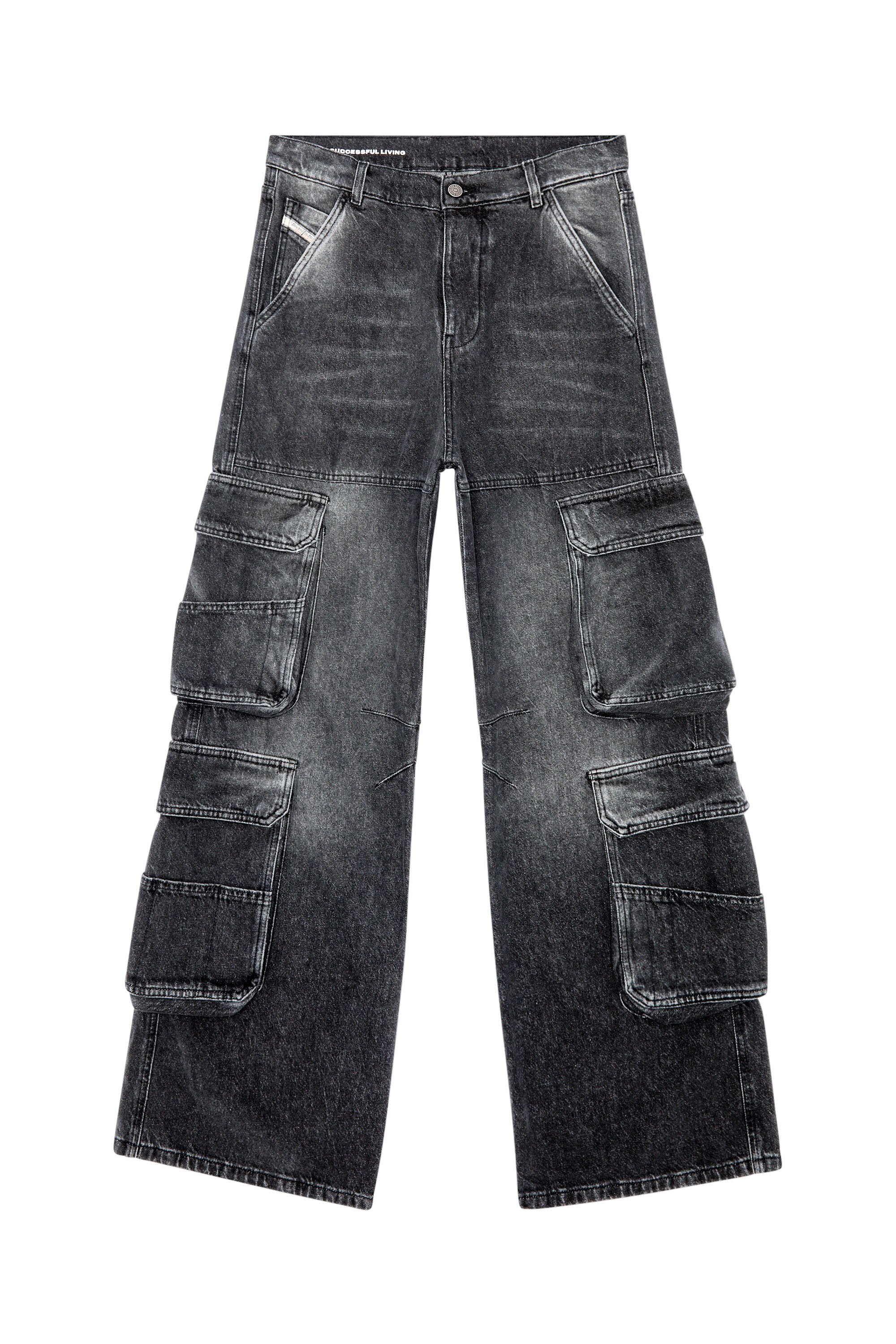 Diesel - Straight Jeans 1996 D-Sire 0HLAA, ブラック/ダークグレー - Image 5