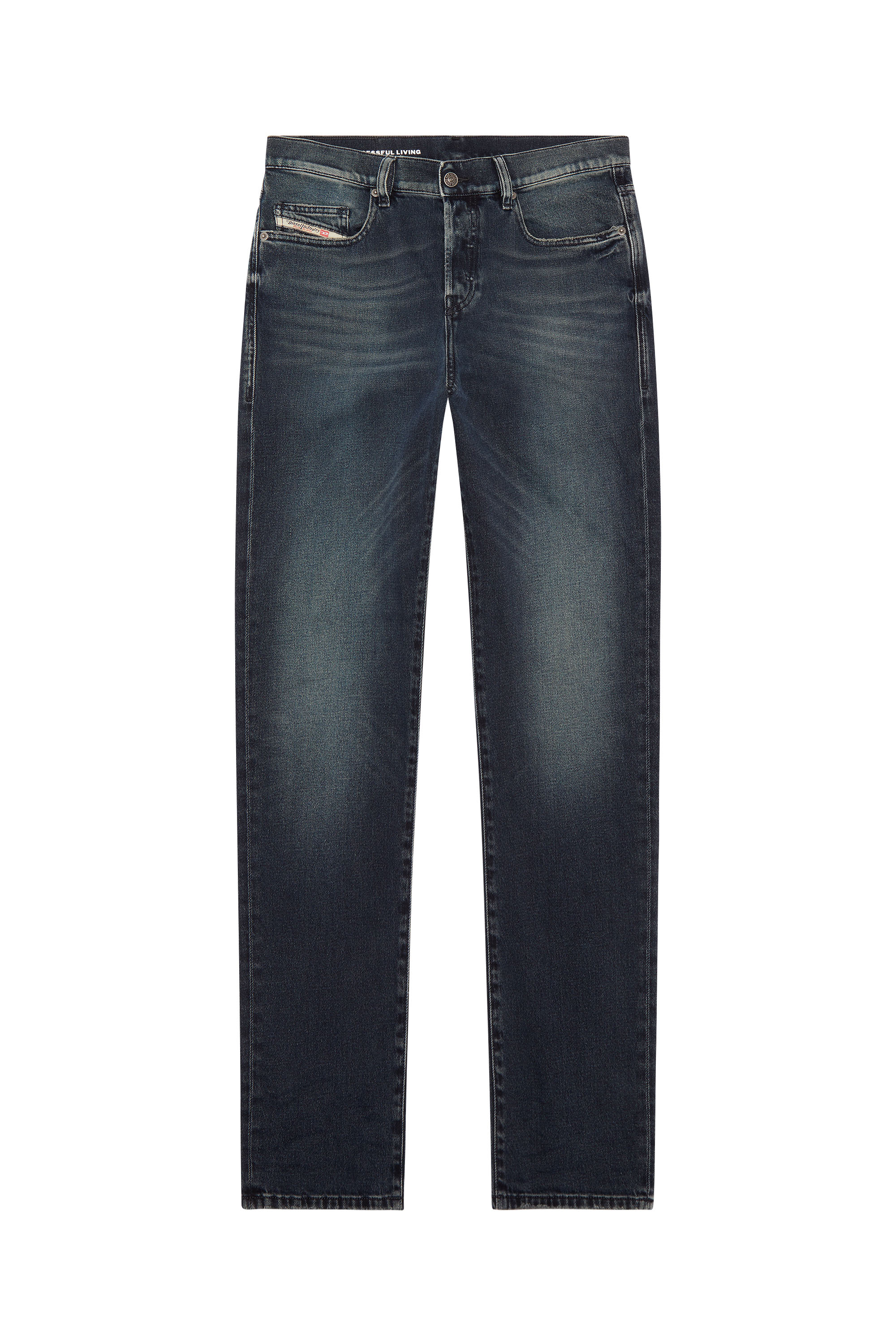 Diesel - Straight Jeans 2020 D-Viker 09G40, ダークブルー - Image 3