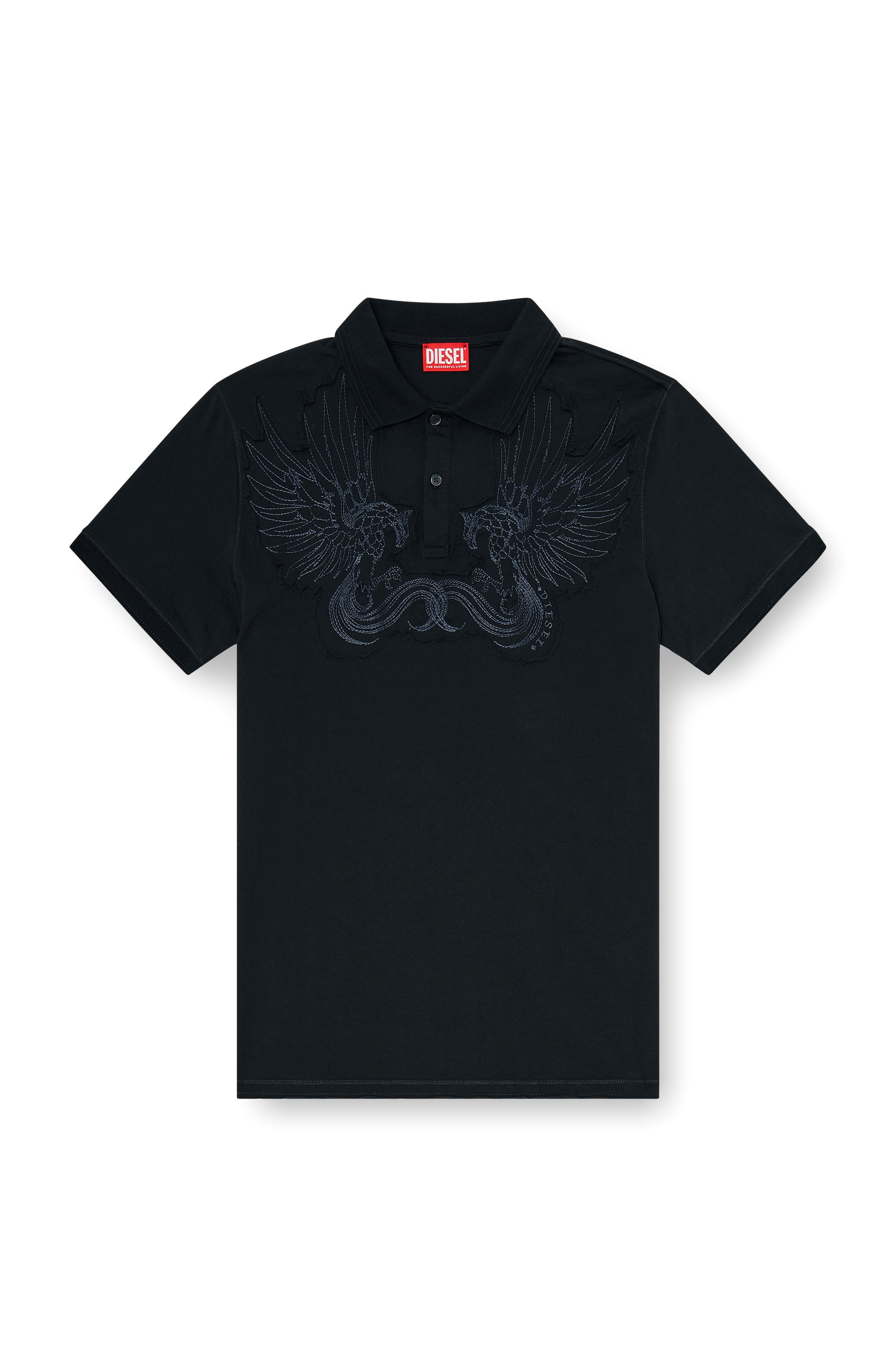diesel ポロシャツ Diesel ポロシャツ | ブラック | FARFETCH JP