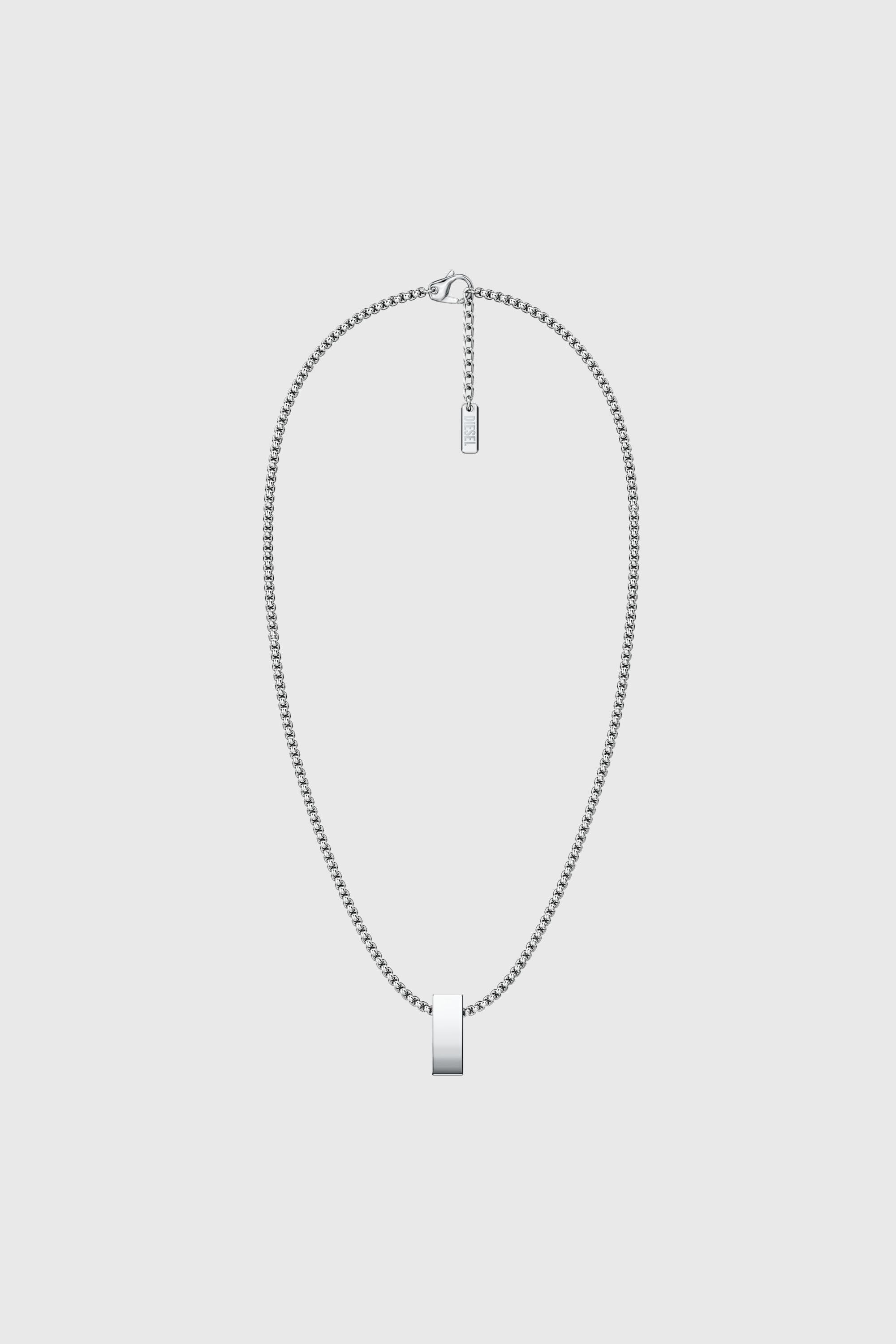 Diesel - DX1689040 JEWELLERY, Unisex's ネックレス in シルバー/ブルー - 1