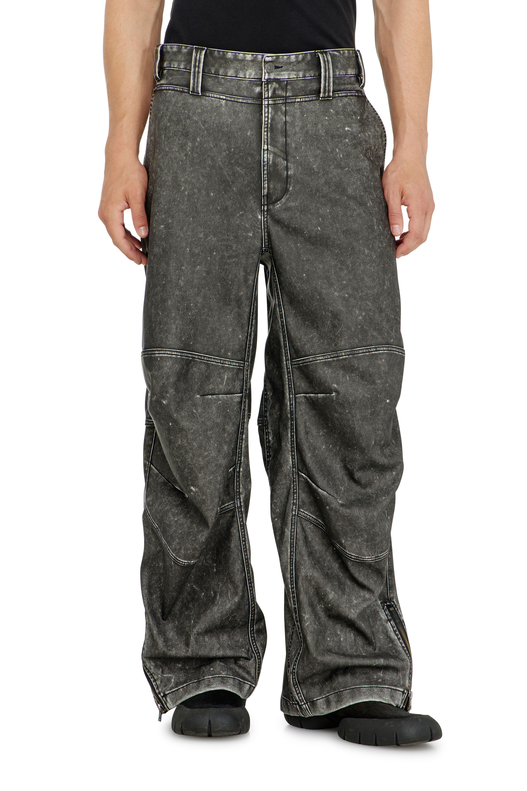 Diesel - P-DELLY-NJCJ, Male's パンツ in ダークグレー - 3