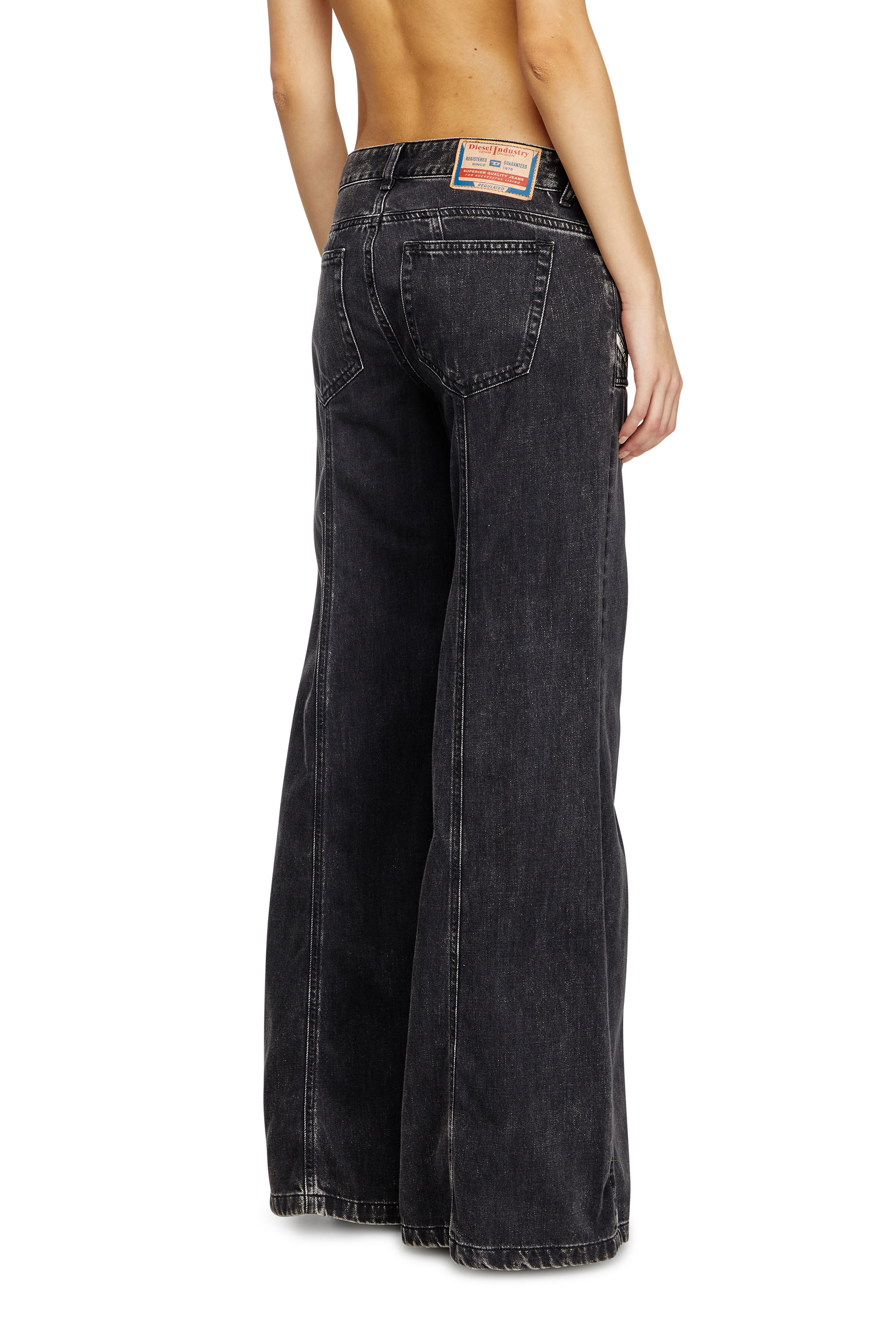 Diesel - Bootcut and Flare Jeans D-Akii 068HN, ブラック/ダークグレー - Image 3