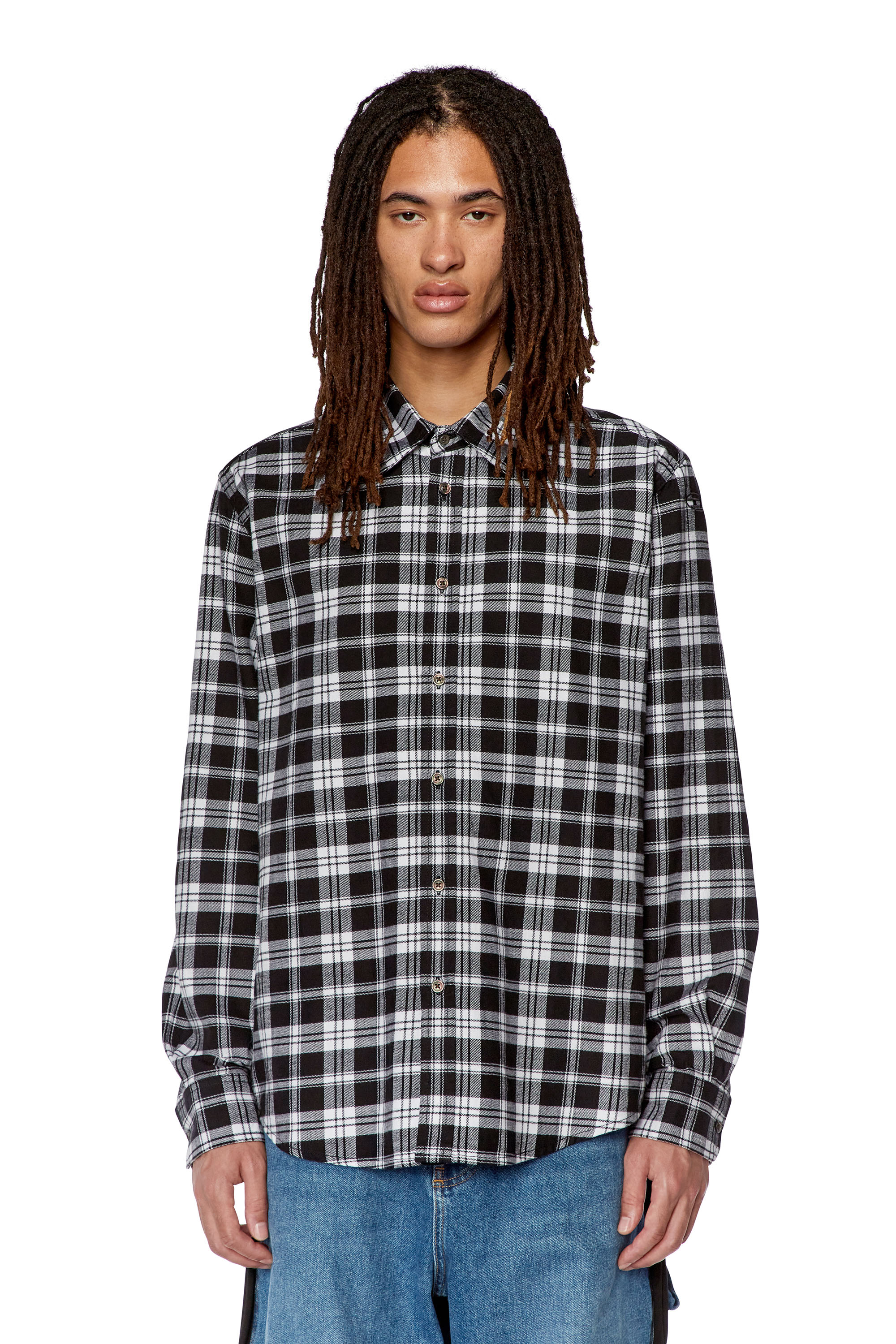 Diesel - S-UMBE-CHECK-NW, ブラック/ホワイト - Image 4