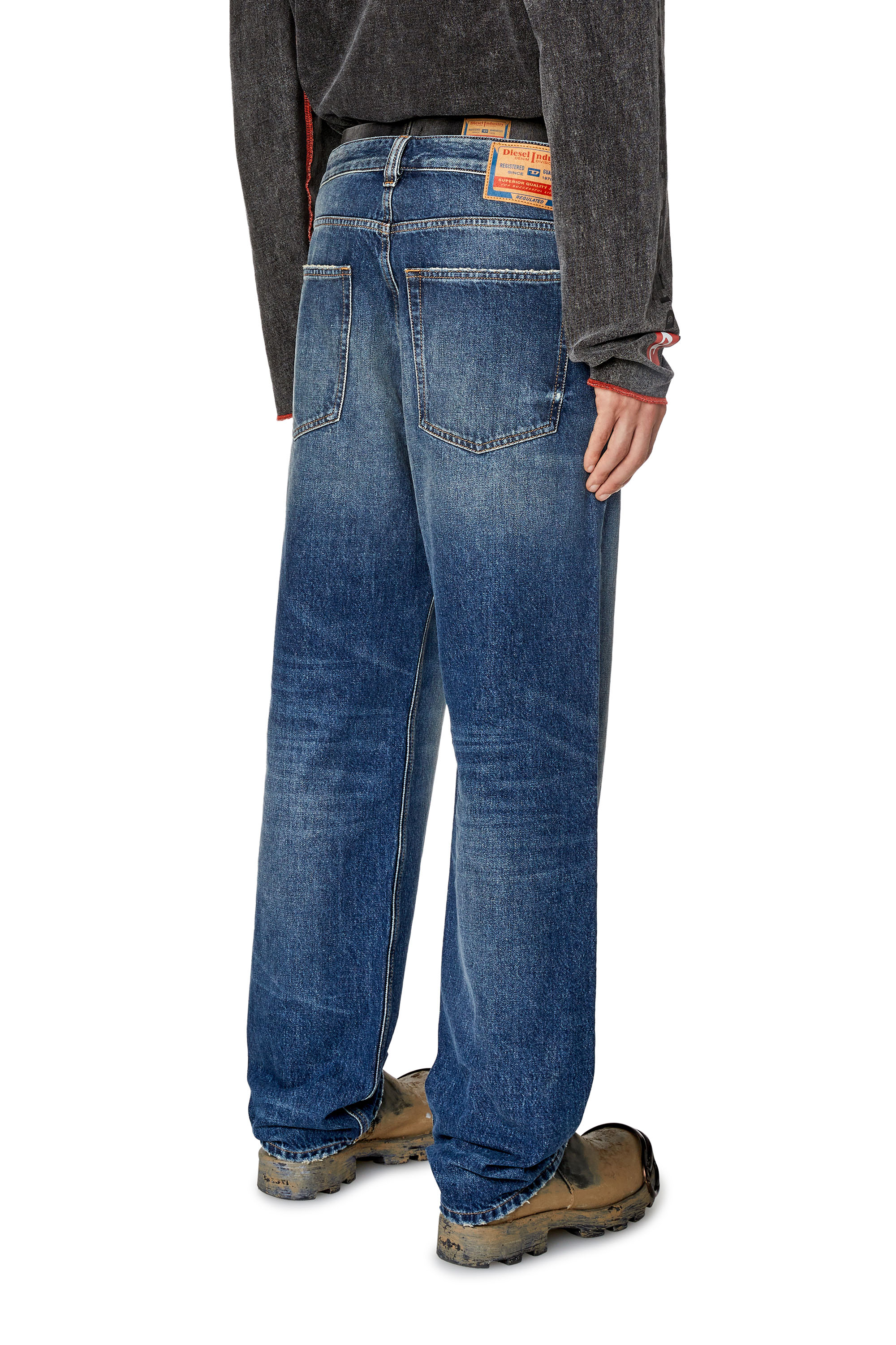 Diesel - Straight Jeans 2010 D-Macs 09H02, ミディアムブルー - Image 2