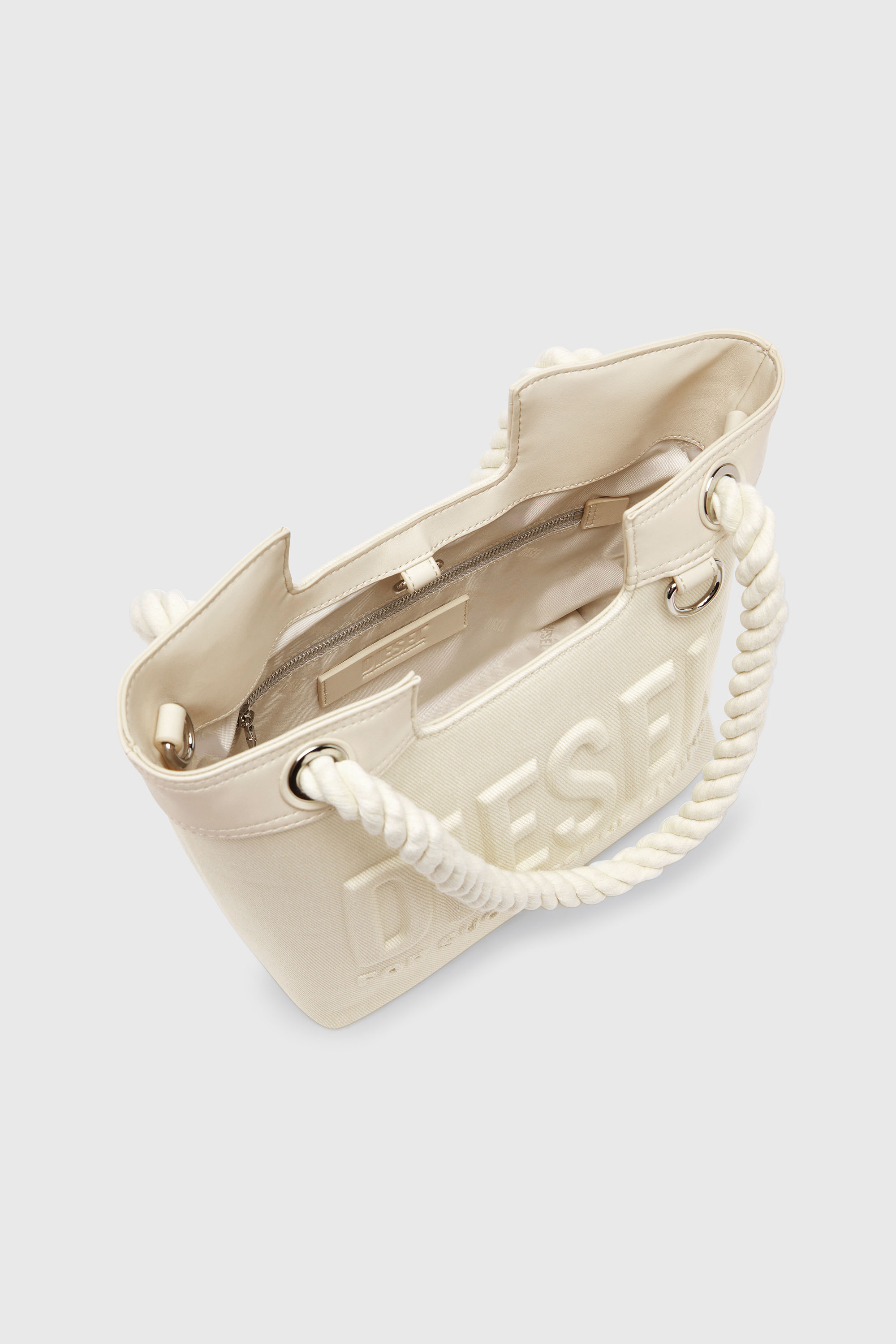 DSL 3D SHOPPER XS ショッパーバッグ XS｜ホワイト｜ウィメンズ｜DIESEL