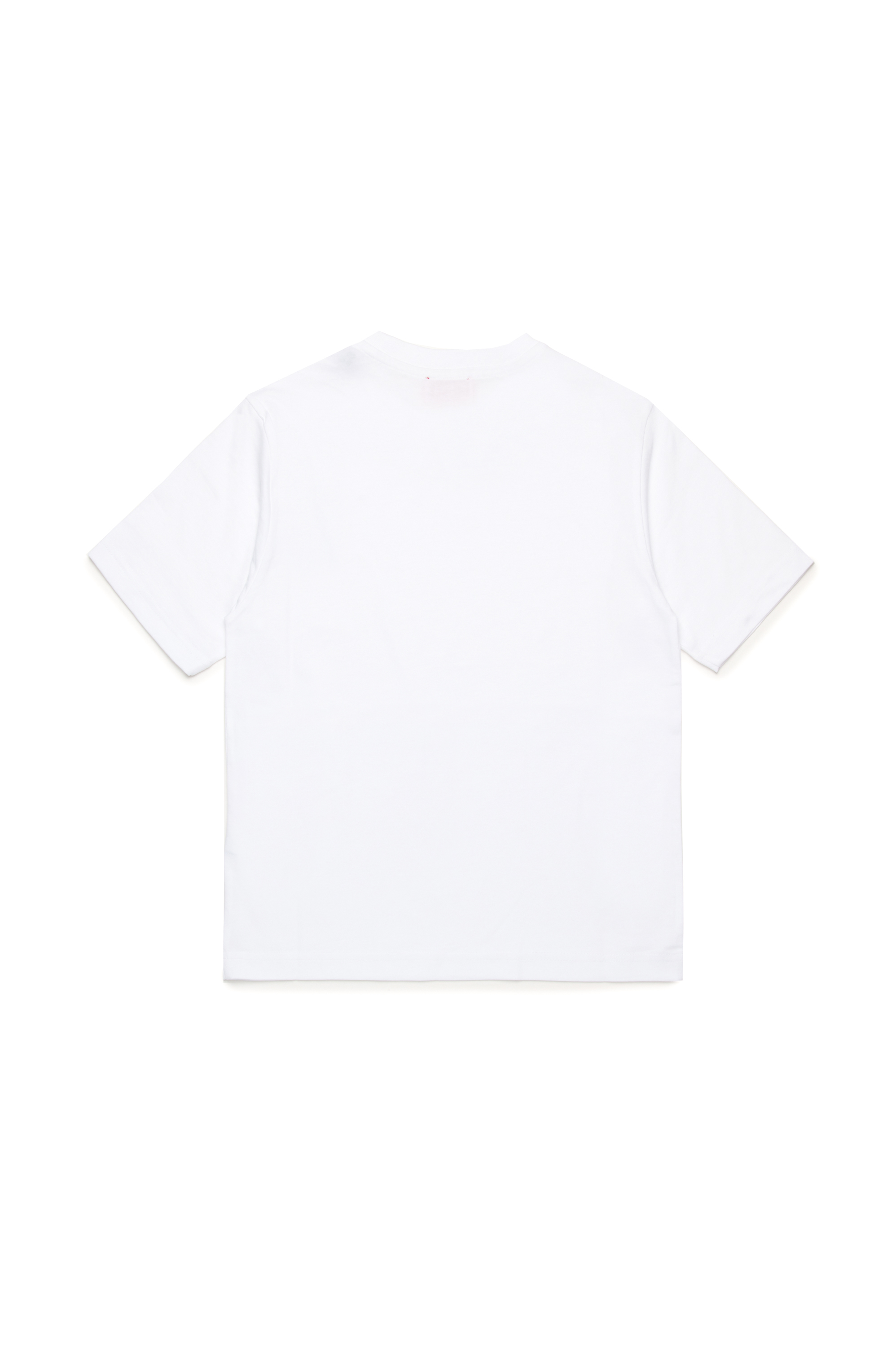 Diesel - MTFIND OVER, Male's T-shirt with Biscotto logo in ホワイト - 2