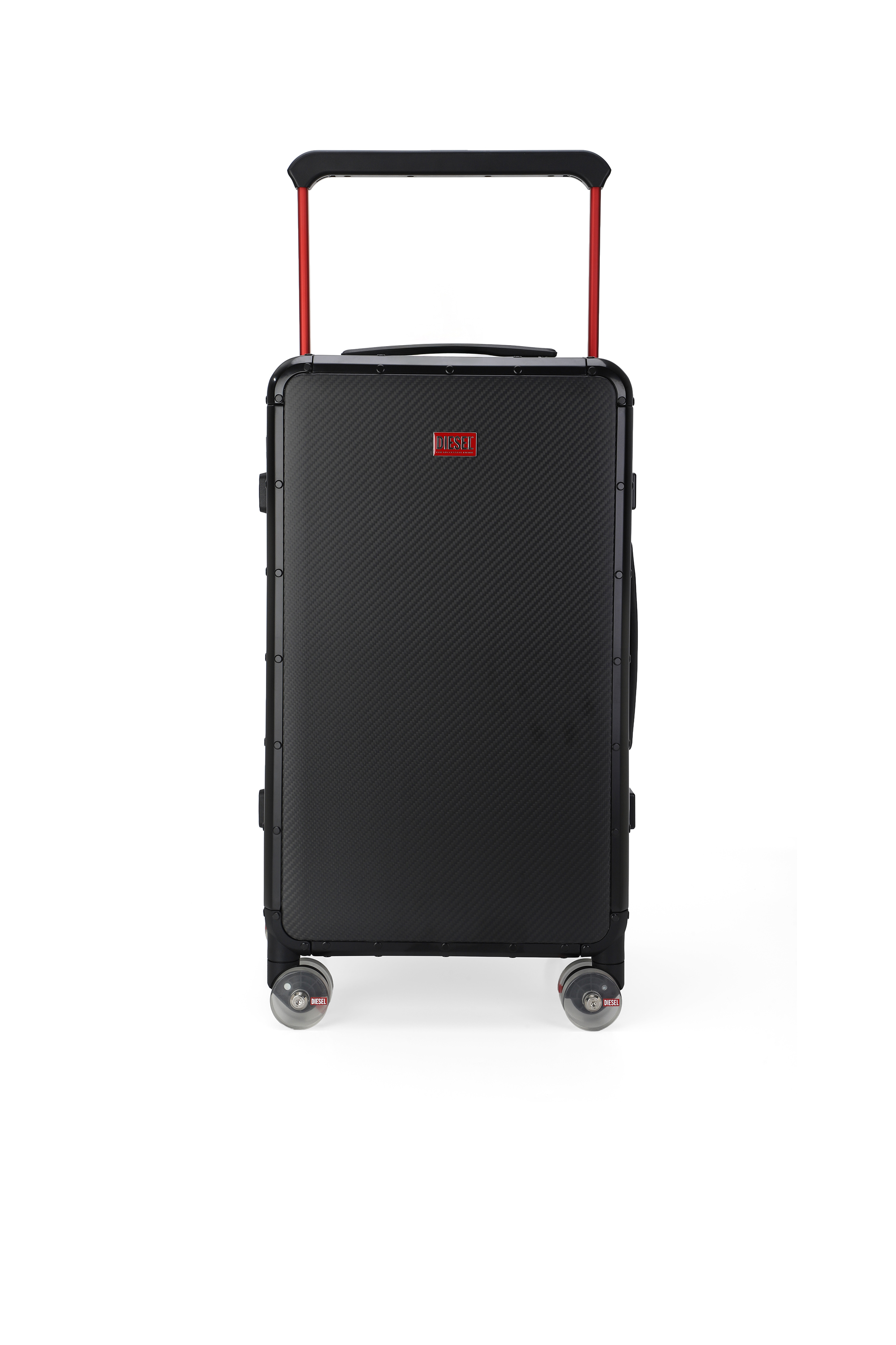 Diesel - DSL CARBON FIBER TROLLEY-BLACK- DSL001, Unisex's Carbon fiber suitcase size M in ブラック - 1