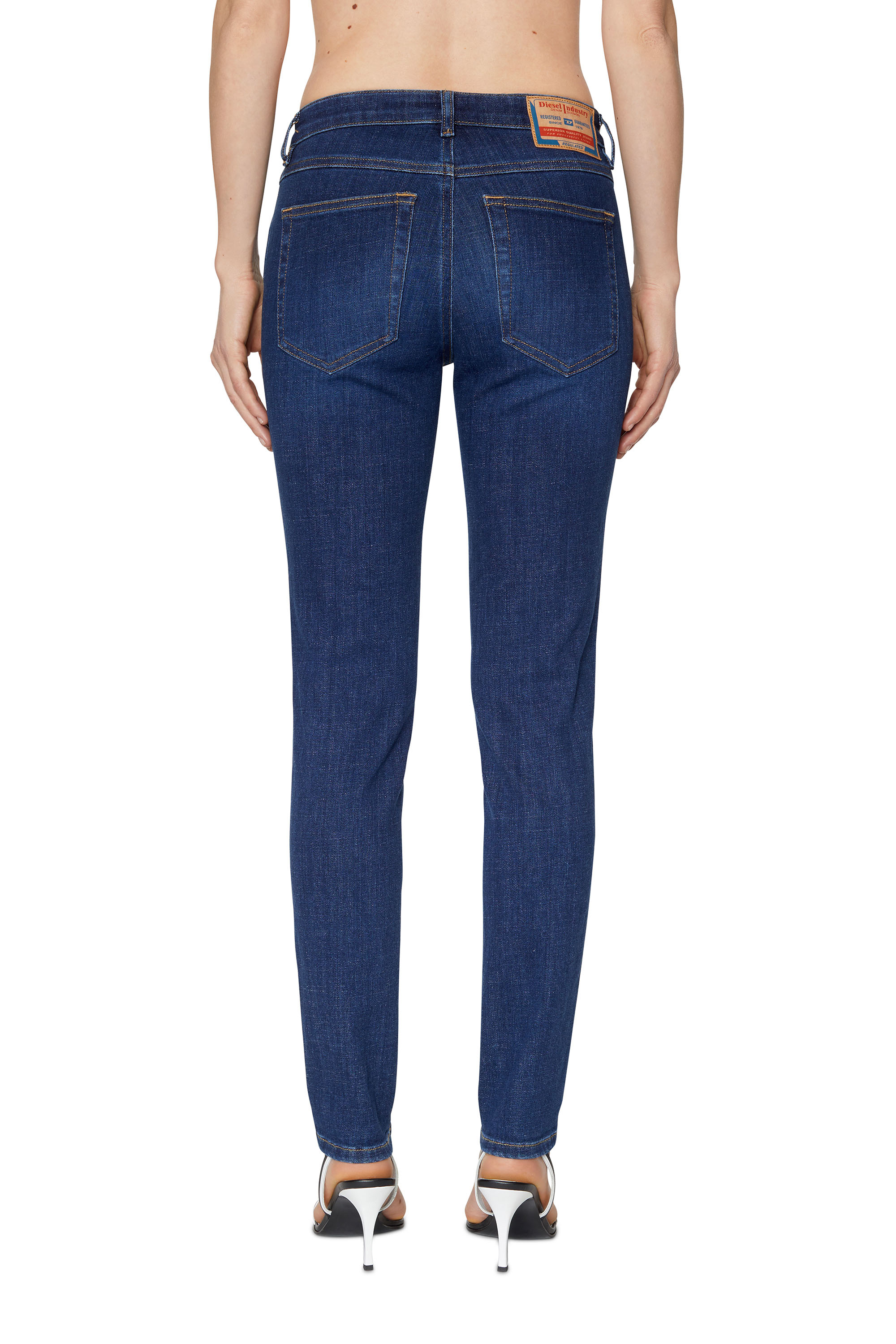Skinny Jeans 2015 Babhila 09C58, ダークブルー Diesel - Female's Skinny Jeans 2015 Babhila 09C58, ダークブルー - 5