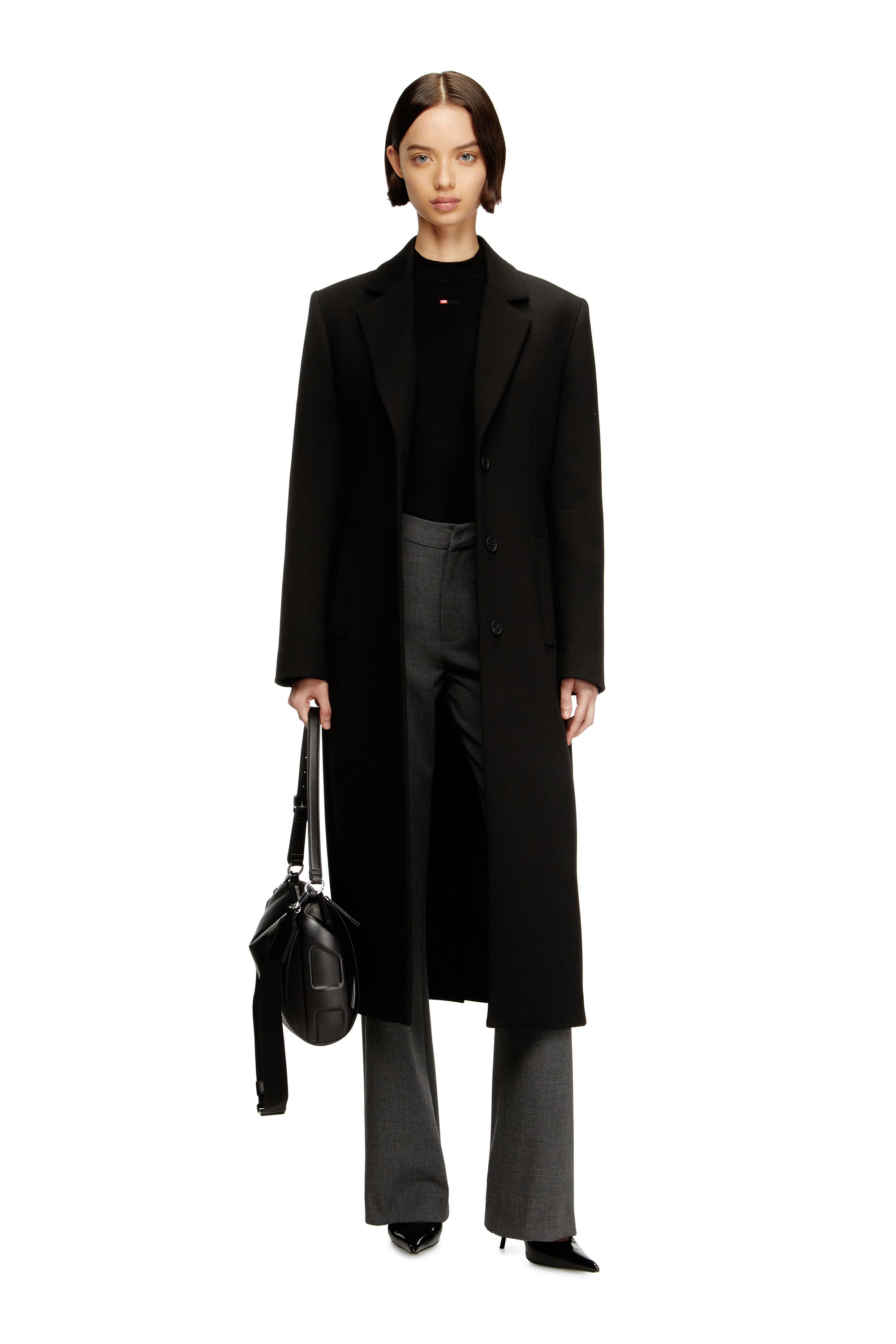 Diesel - G-ALLAN, Female's テーラードコート in ブラック - 1