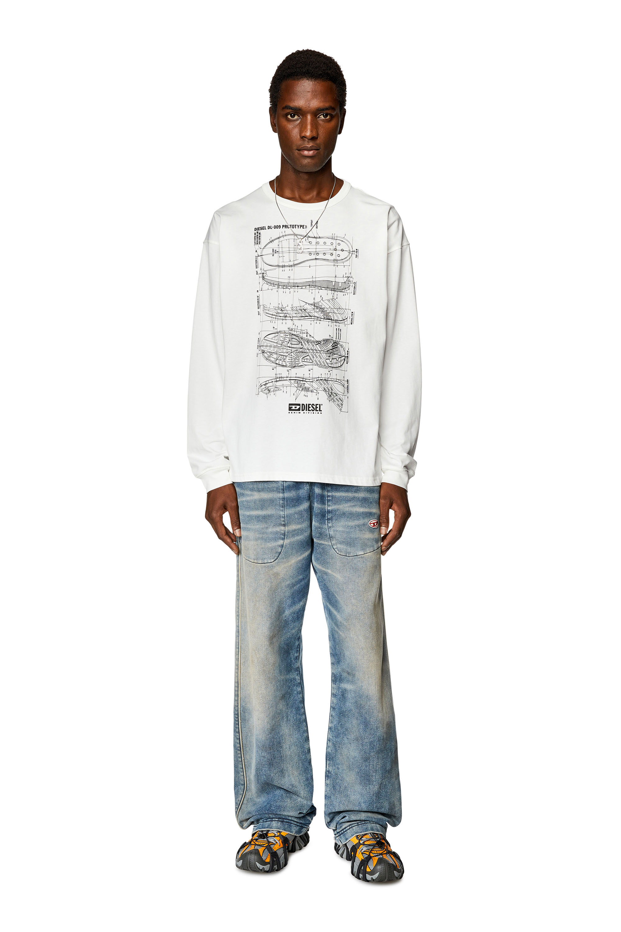 Diesel - T-BOXT-LS-N5, ホワイト - Image 3