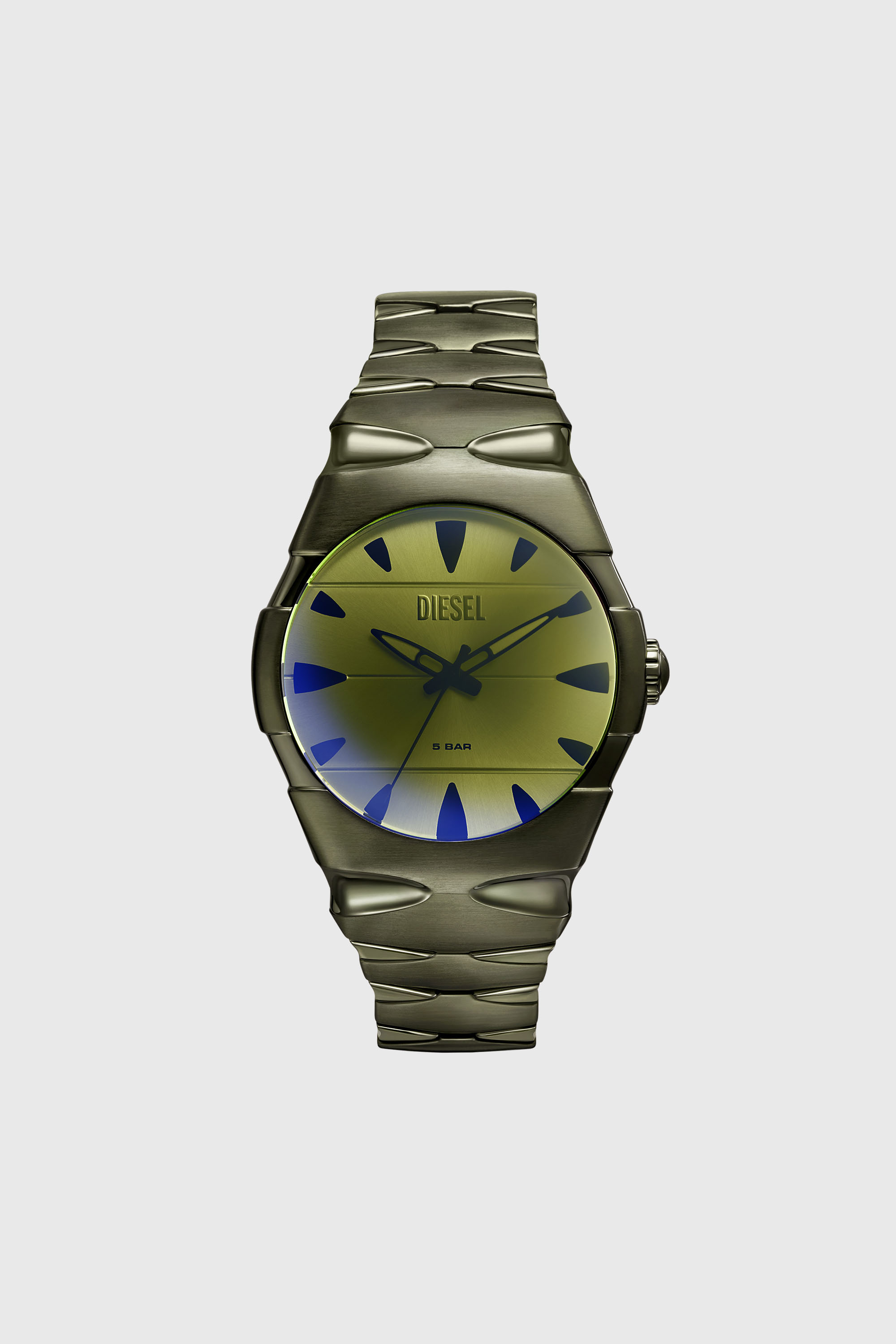 Diesel - DZ2215, Male's D-Sruptor Stainless Steel Watch in グリーン - 2