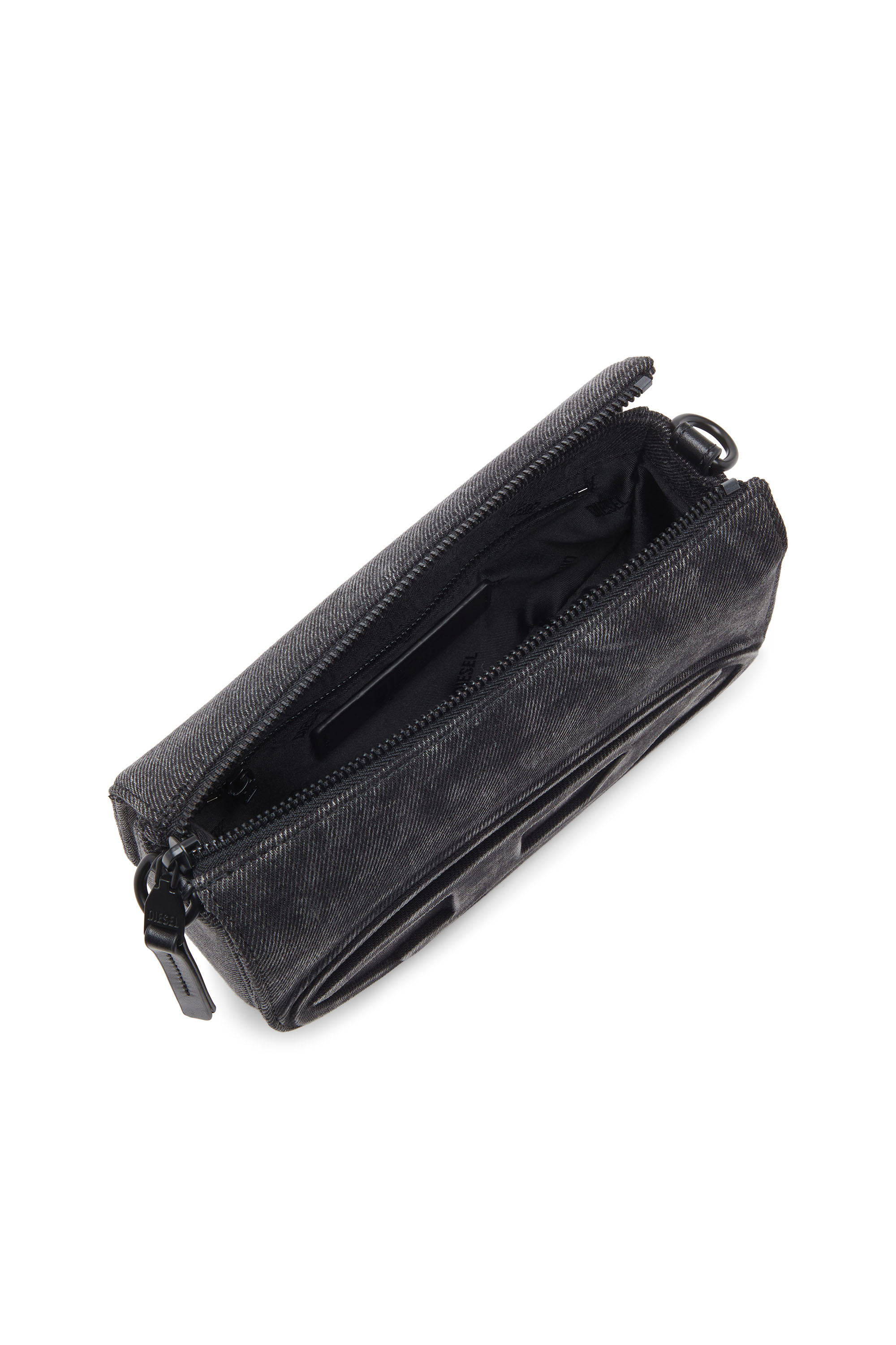 Diesel - 1DR CAMERA BAG, Unisex's 1DR-Camera bag in stonewashed denim in ブラック - 4