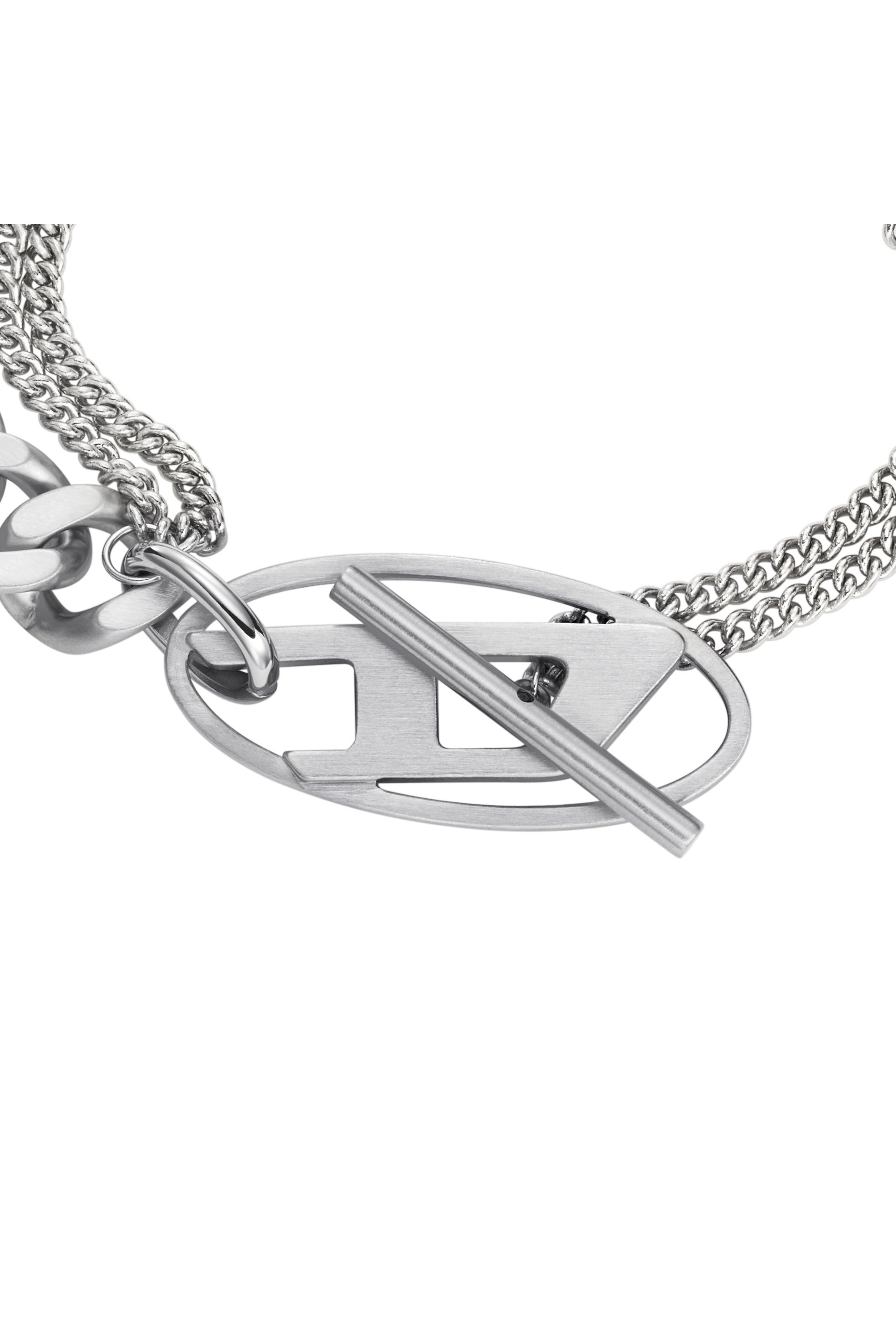 Diesel - DX1550040 JEWEL, Unisex's Stainless Steel Chain Bracelet in シルバー - 2