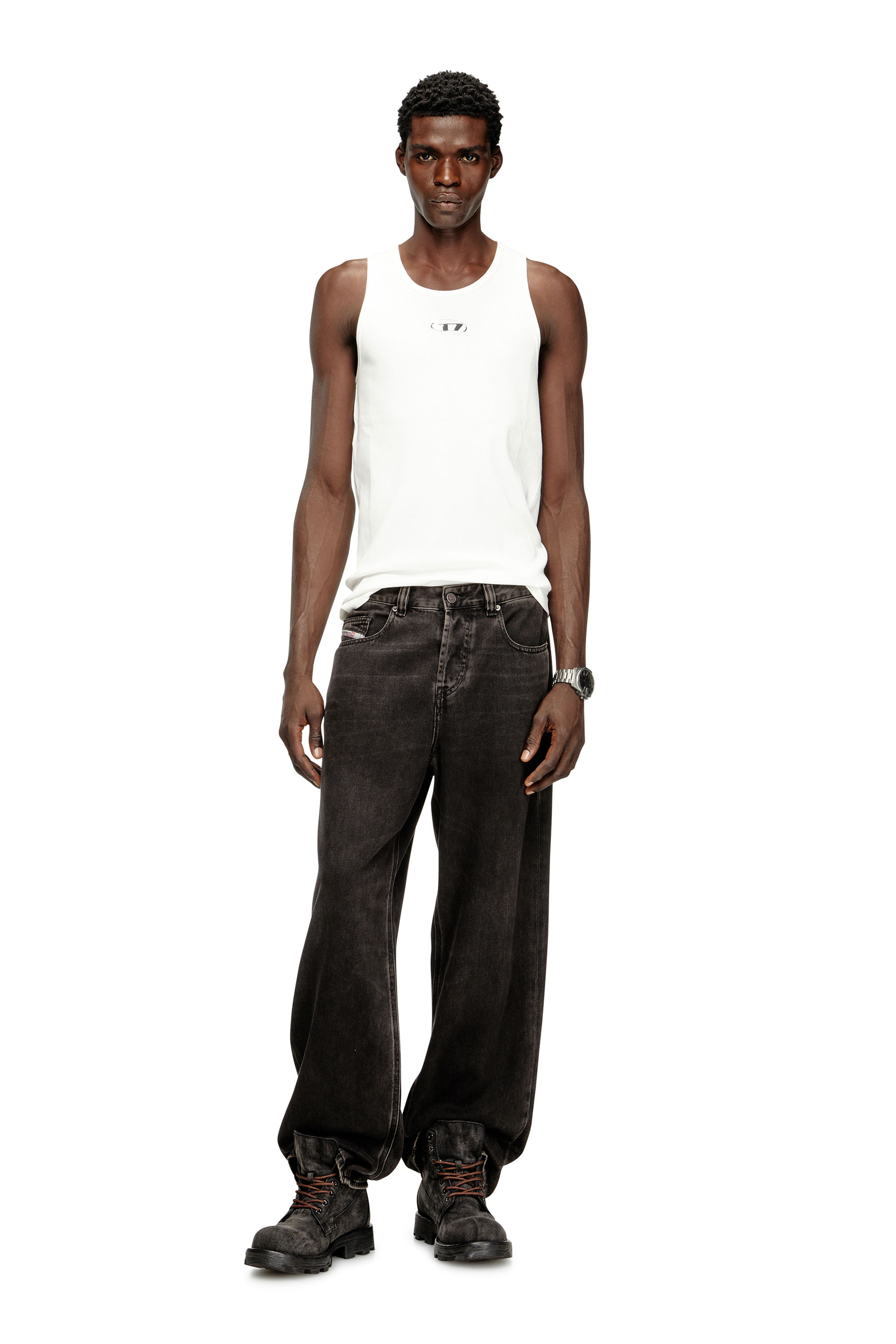 Diesel - T-LIFTY-IOD, Male's タンクトップ in ホワイト - 1