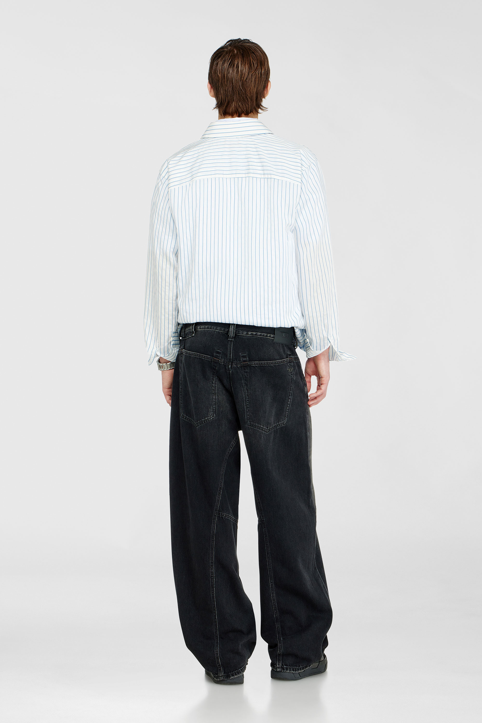 Diesel - Unisex's Relaxed Jeans 1997 D-Enim-M 09P65, ブラック/ダークグレー - 3