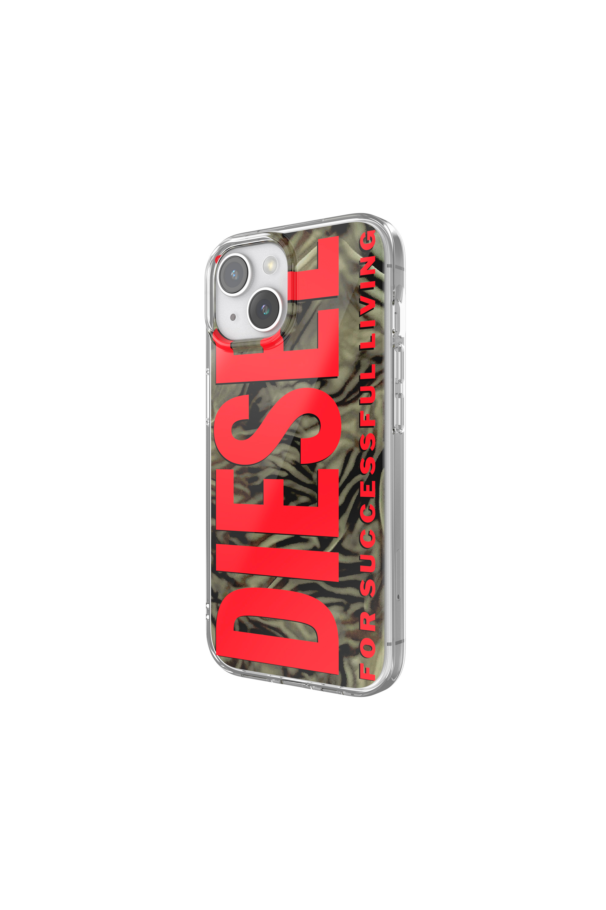 Diesel - 60047 AOP CASE, Unisex's iPhone 15 in レッド/グリーン - 4
