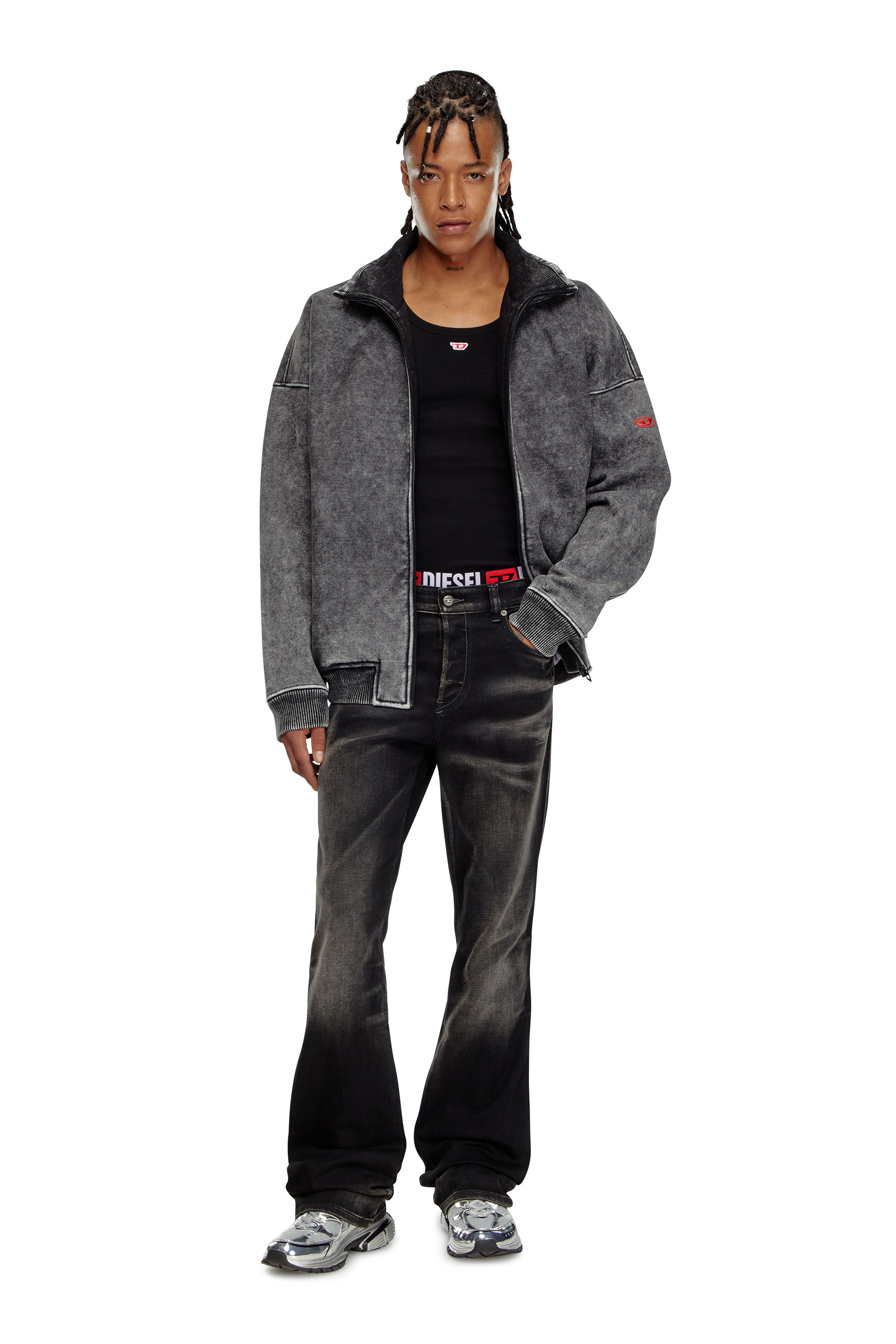 Diesel - Male's Bootcut Jeans 1998 D-Buck 09J53, ブラック/ダークグレー - 1