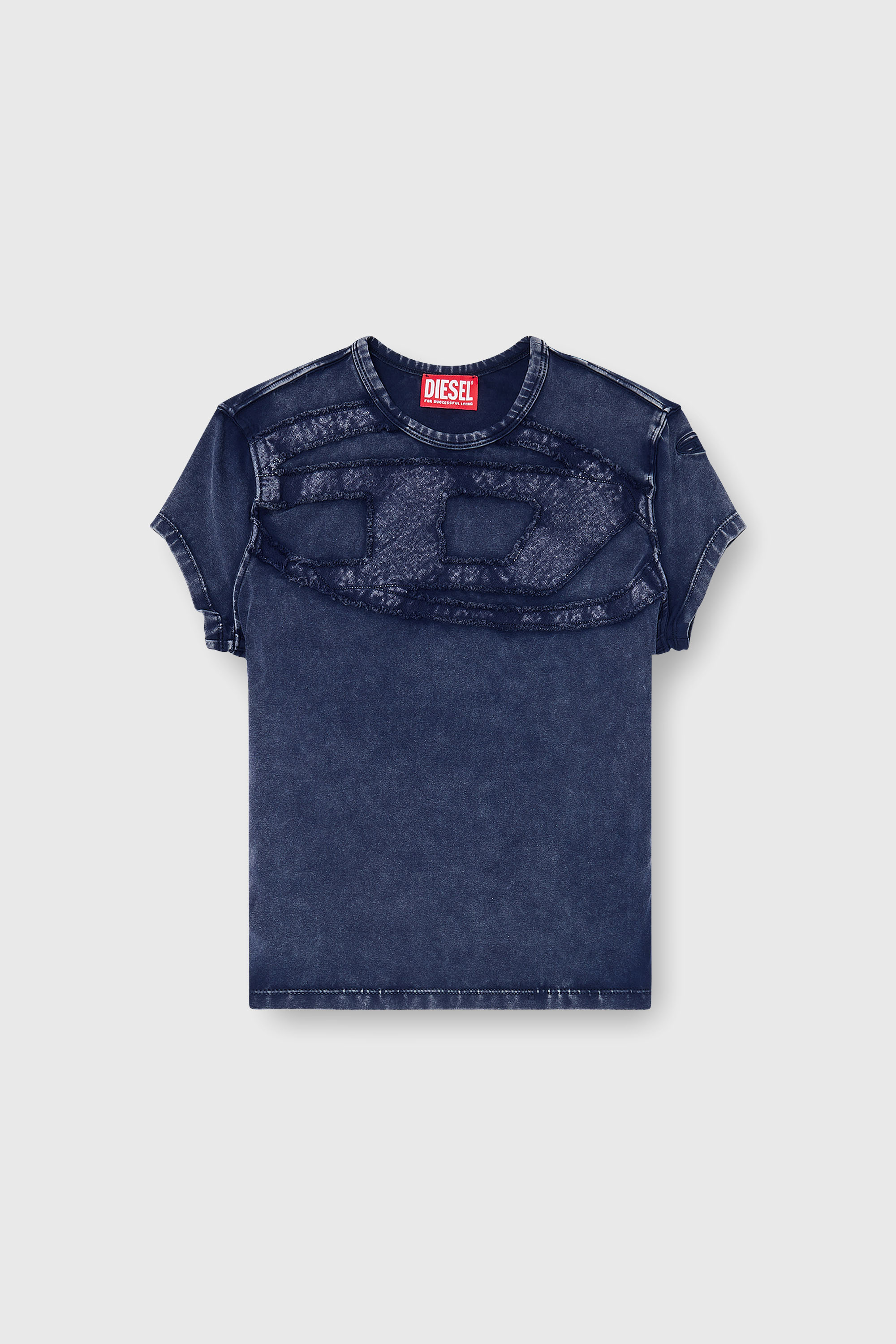 Diesel - T-MELY-CUP, Female's 半袖トップ in ダークブルー - 2