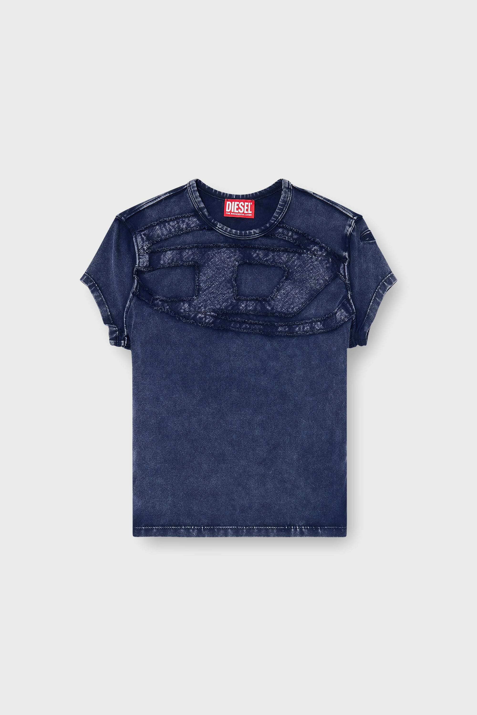 Diesel - T-MELY-CUP, Female's 半袖トップ in ダークブルー - 2
