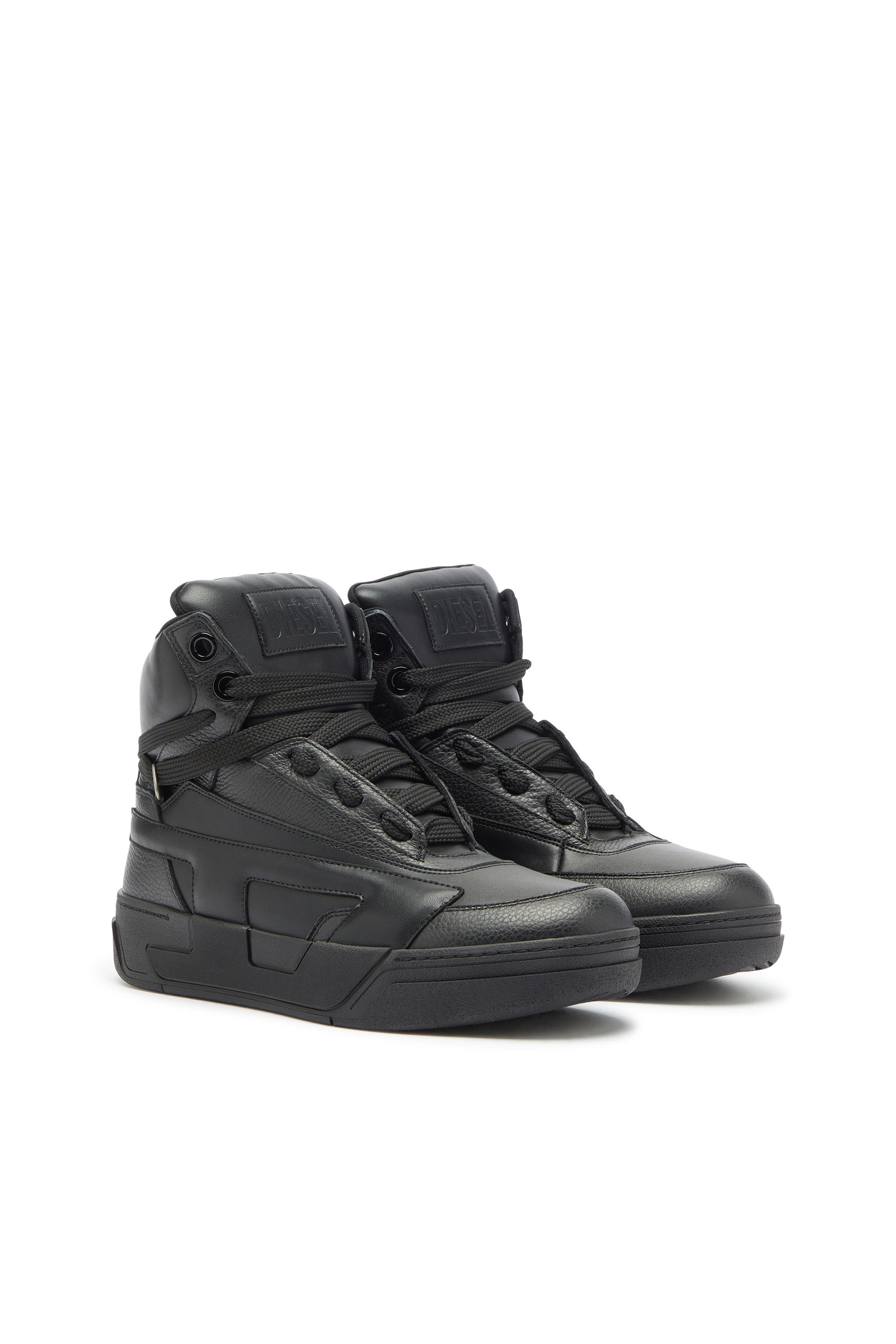 Diesel - S-D-OLLIE MID, Male's ミッドカットスニーカー in ブラック - 2